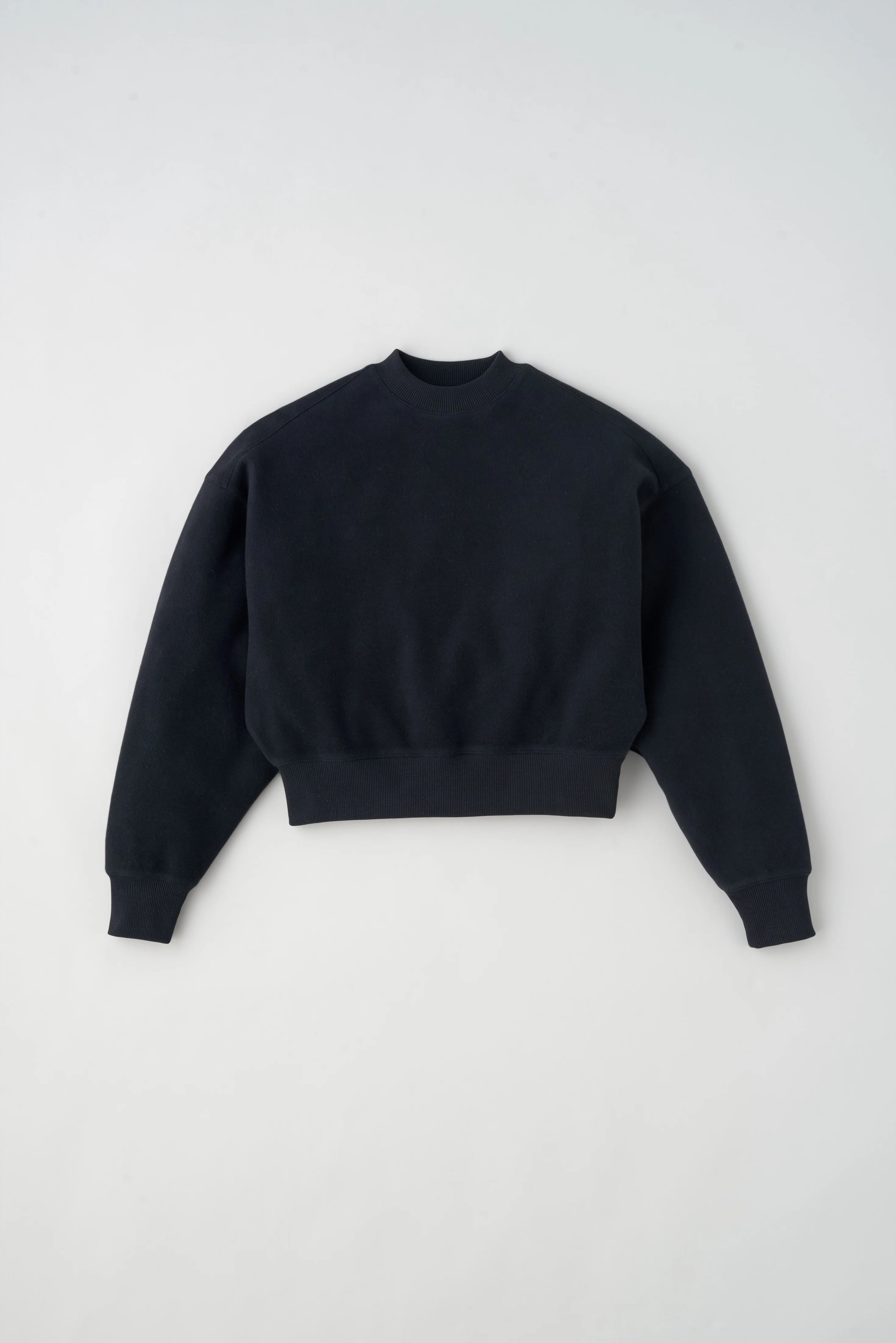 Women’s Cozy Crewneck in Black - Image 5