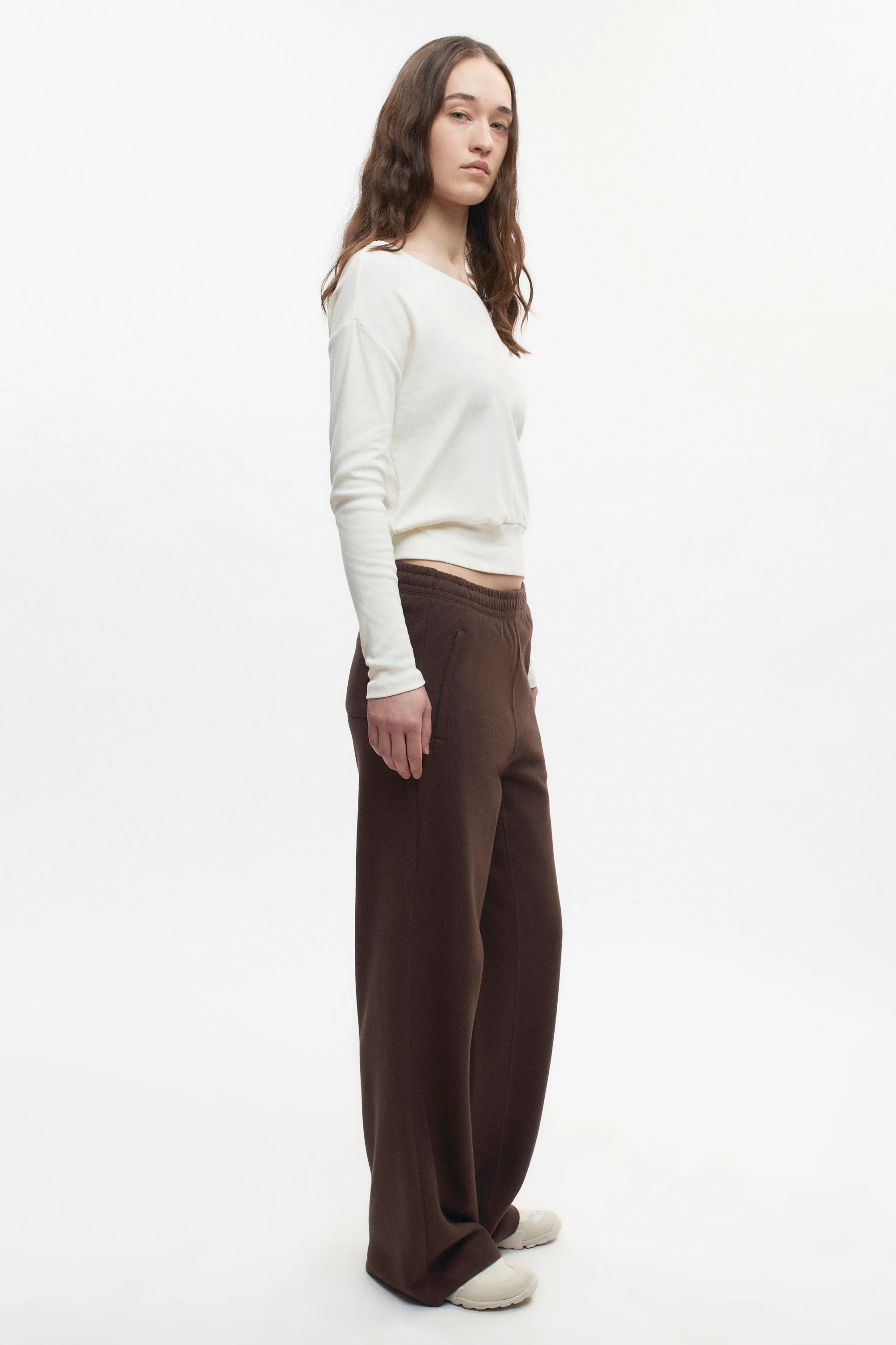 Women's Cozy Pant in Coffee Bean - Image 3
