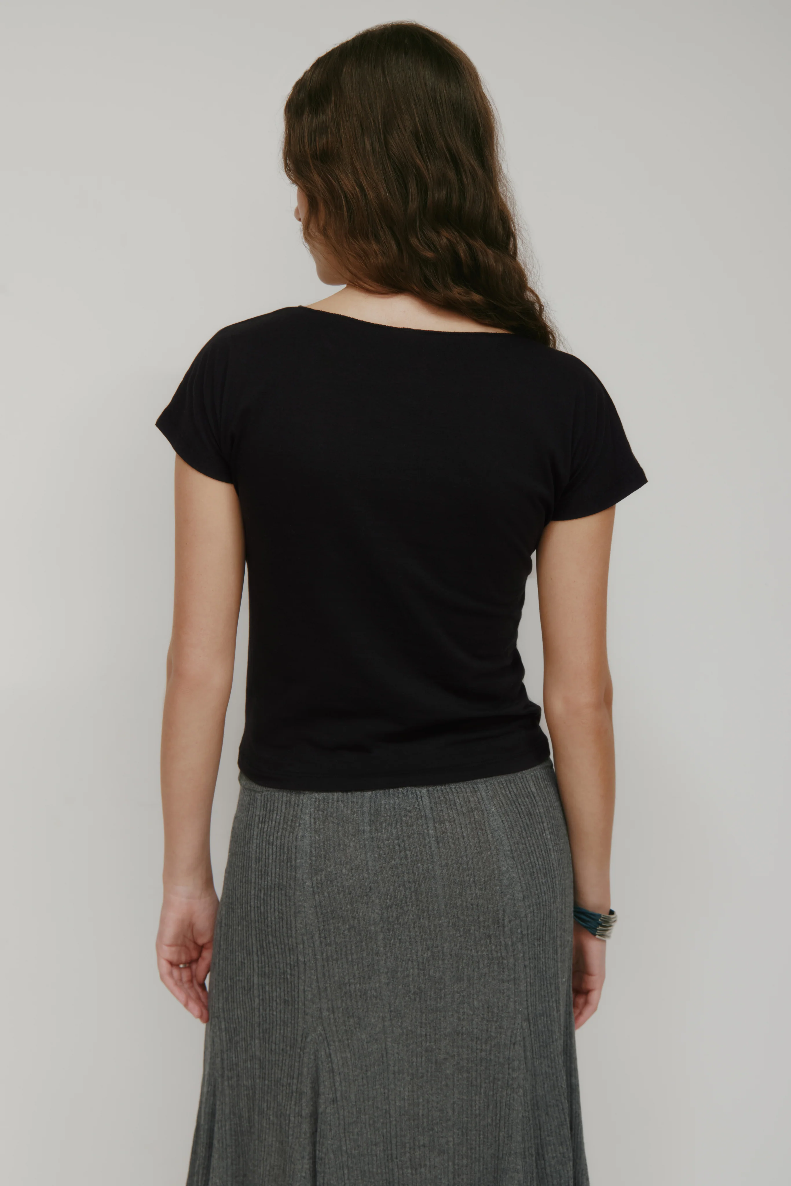 Women's Dalila Twist Top in Black - Image 5