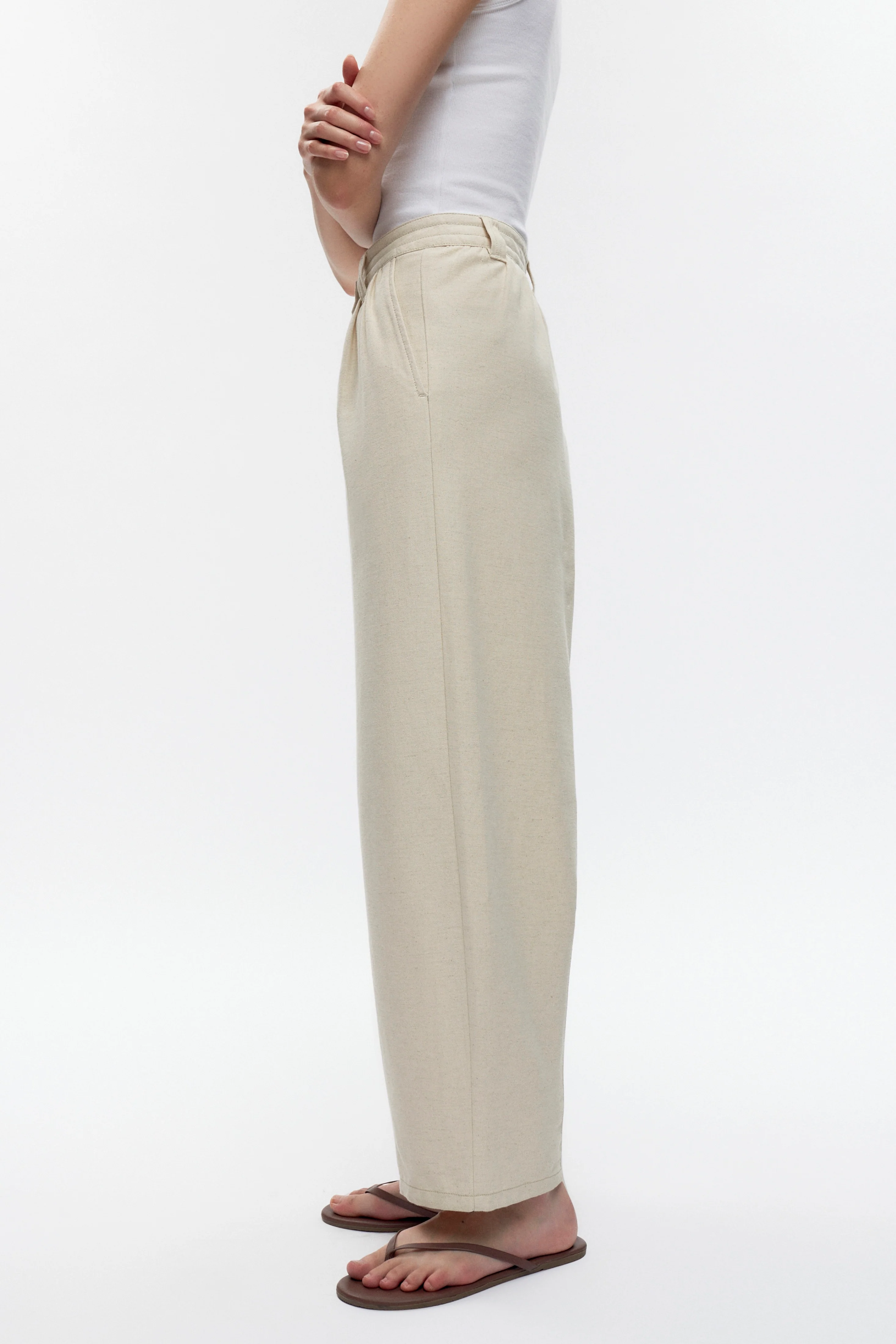 Women's Dendera Pants in Fog - Image 3