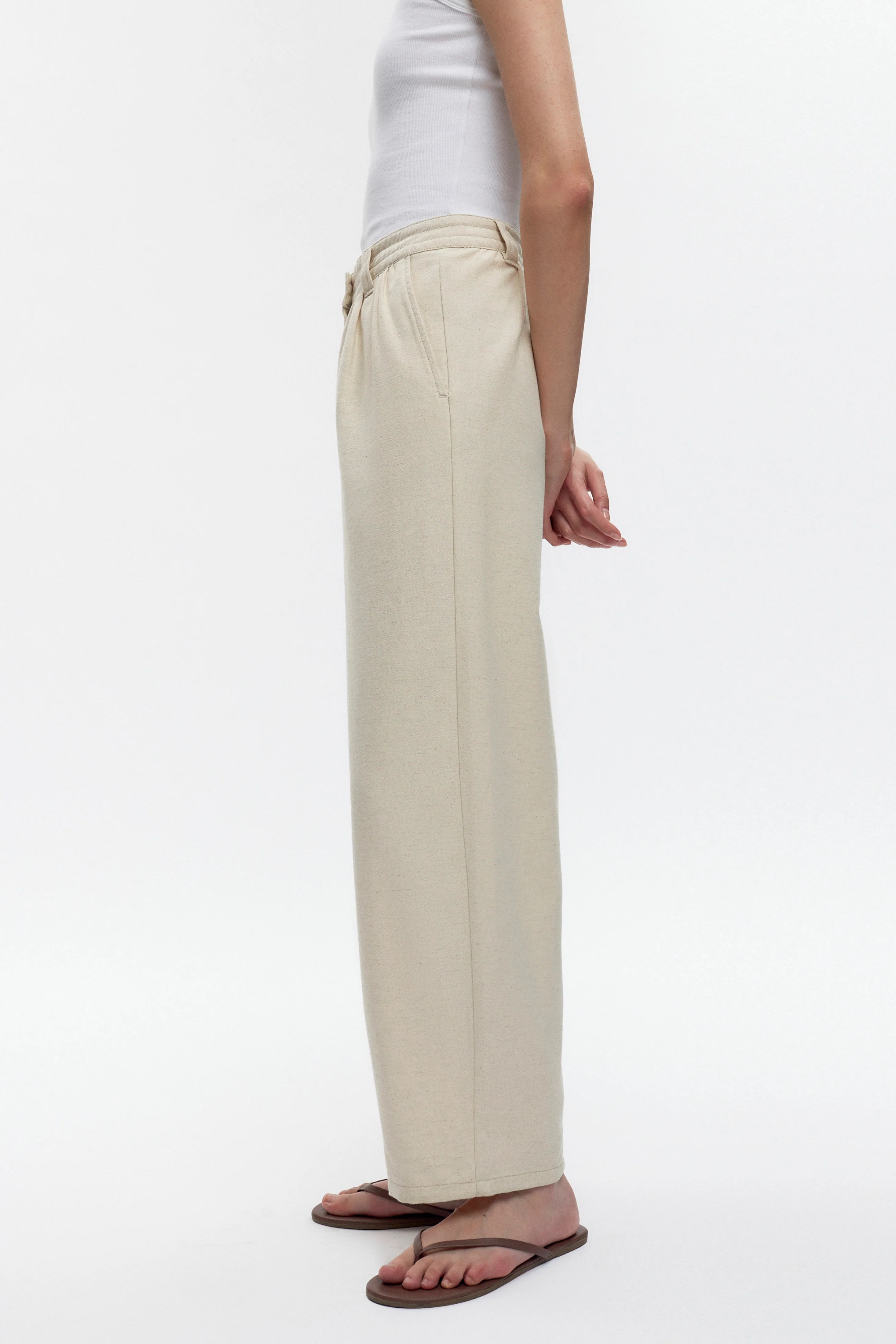 Women's Dendera Pants in Fog - Image 4