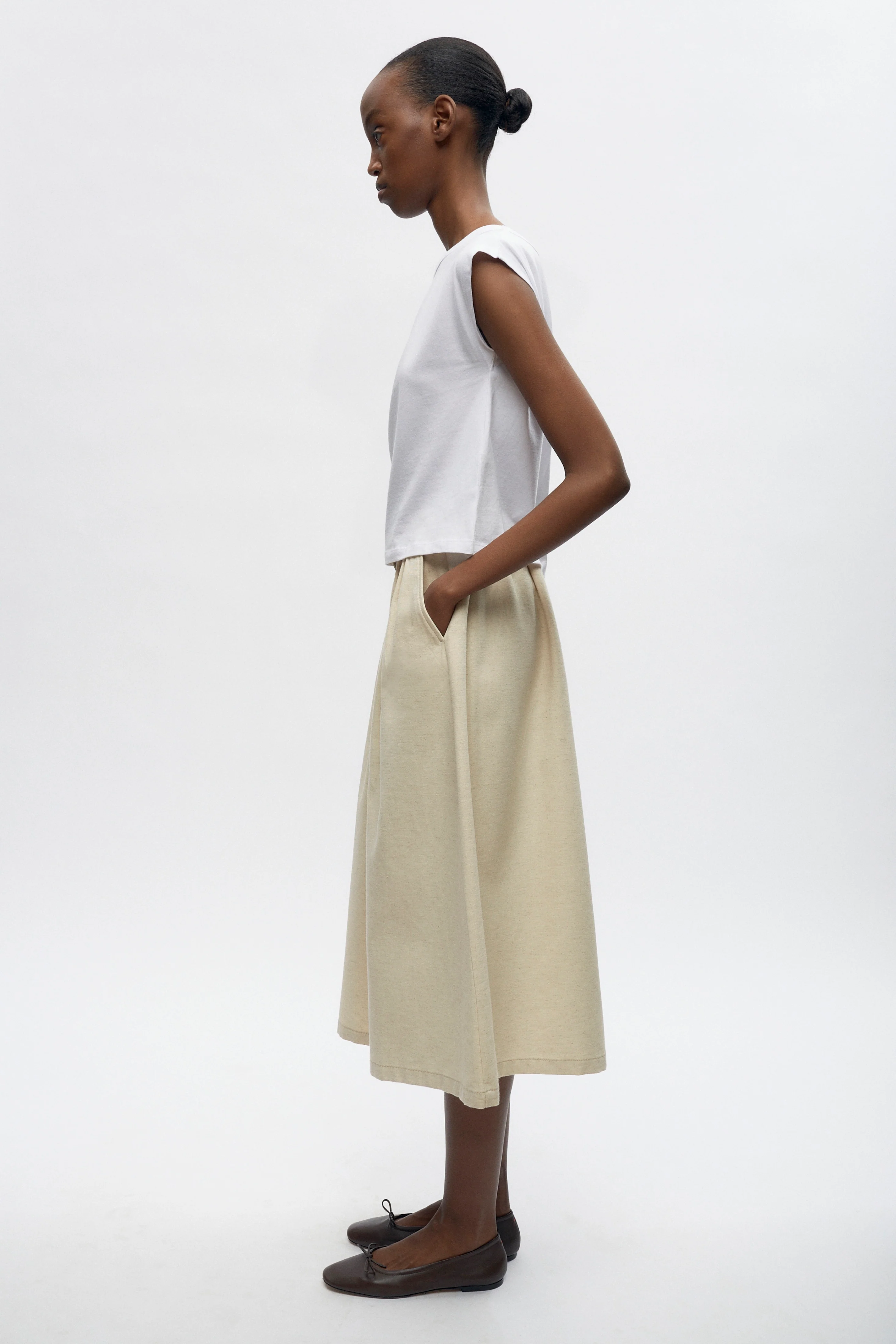 Women's Dendera Skirt in Fog - Image 4