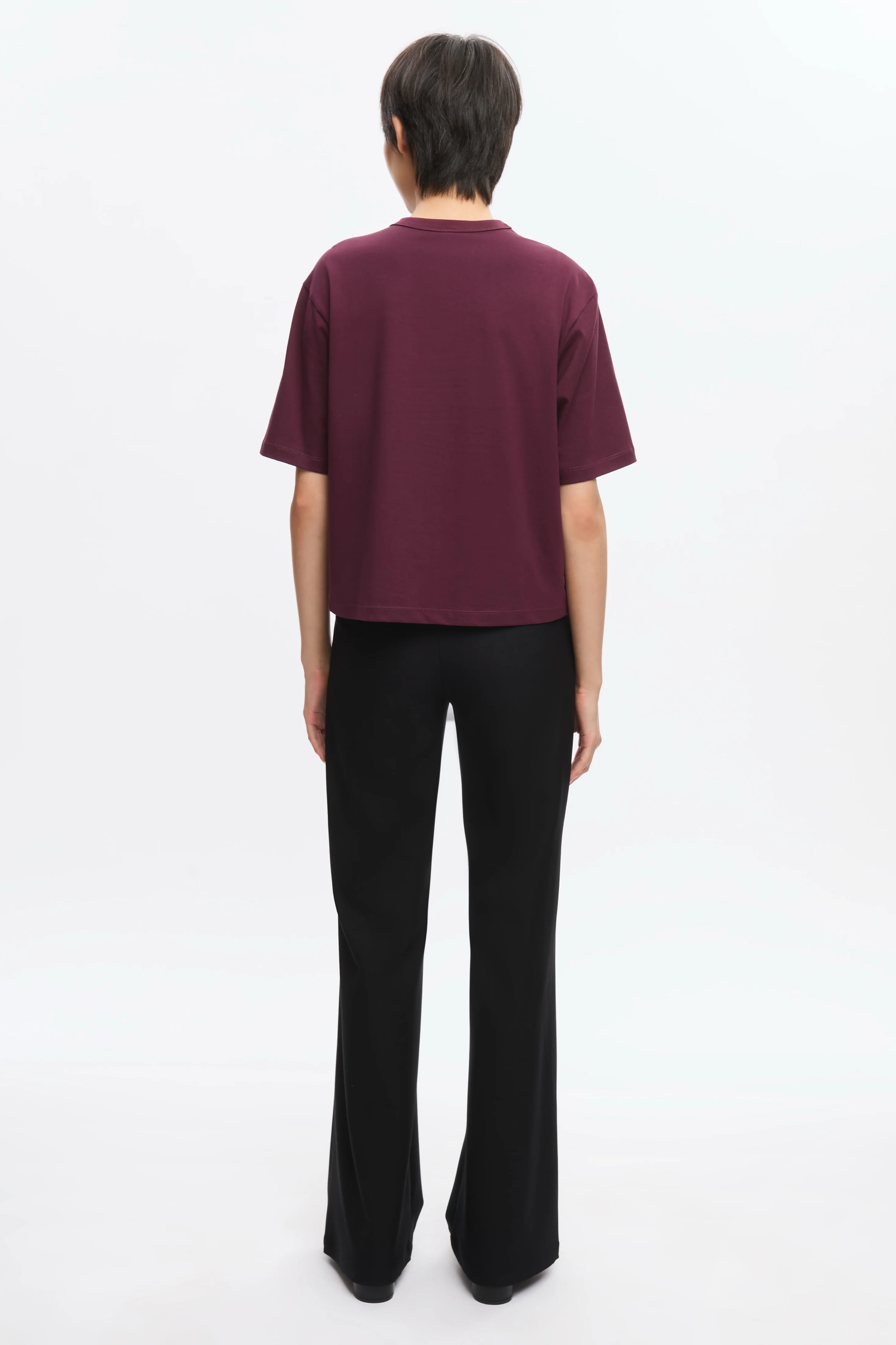 Women's Easy Crew in Plum - Image 6