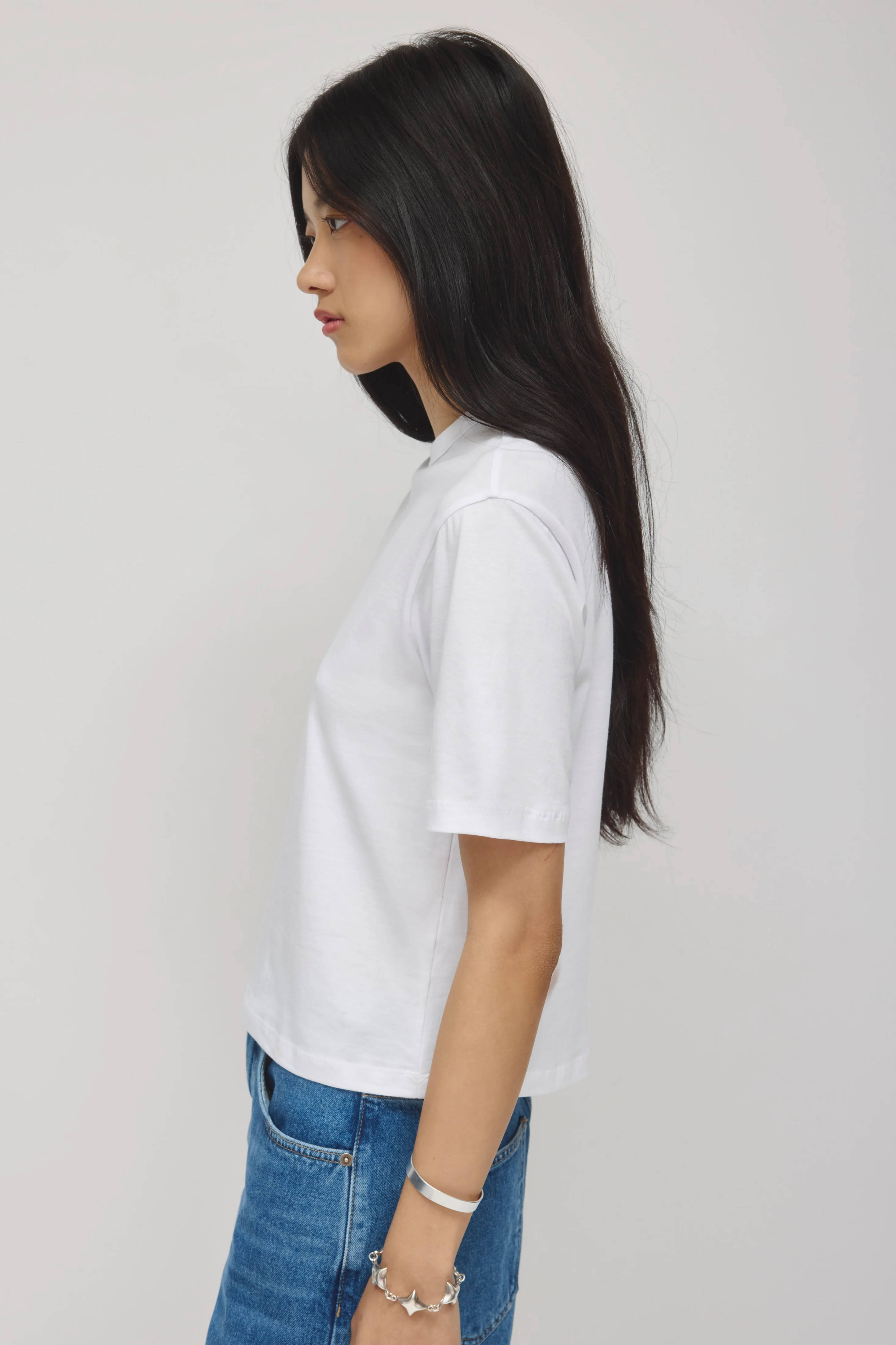 Women's Easy Crew in White - Image 3