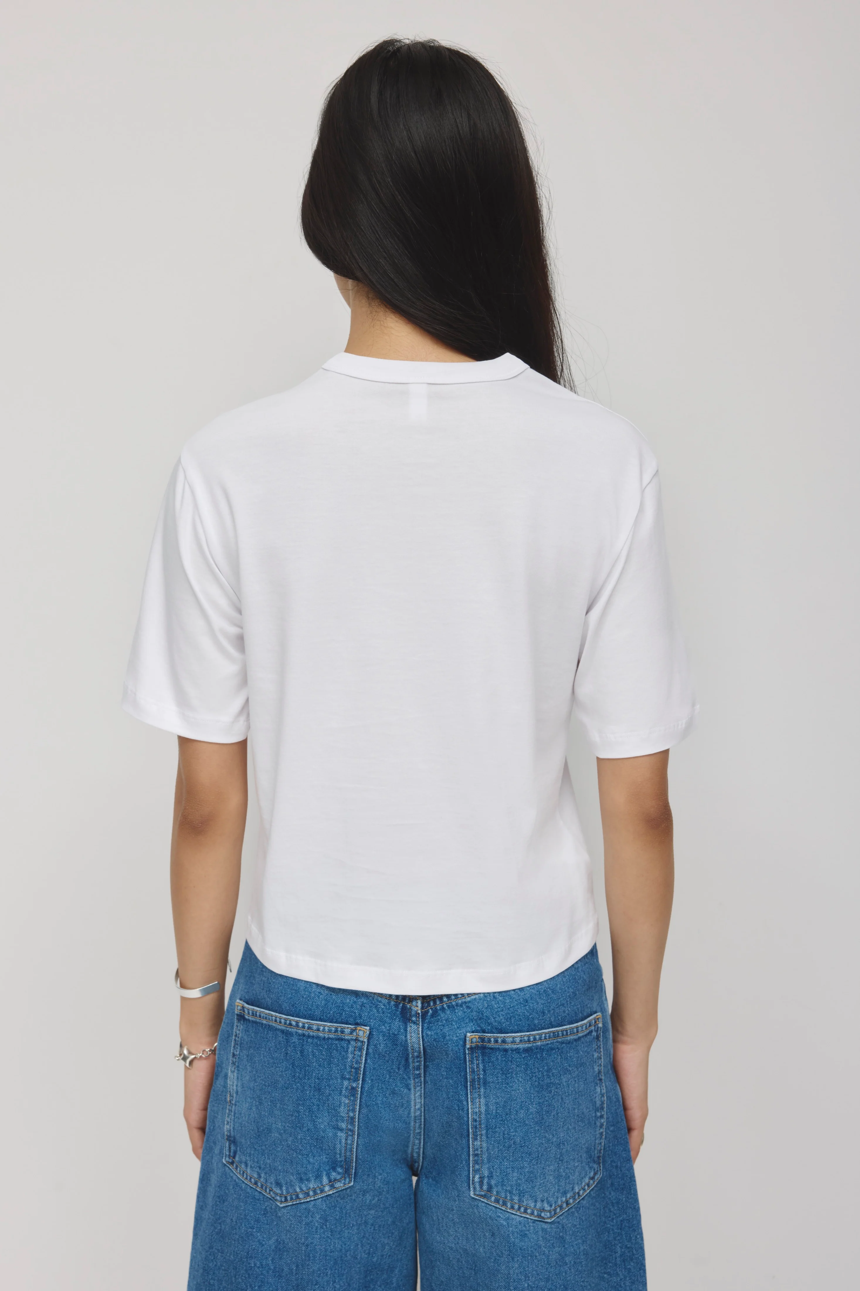 Women's Easy Crew in White - Image 4