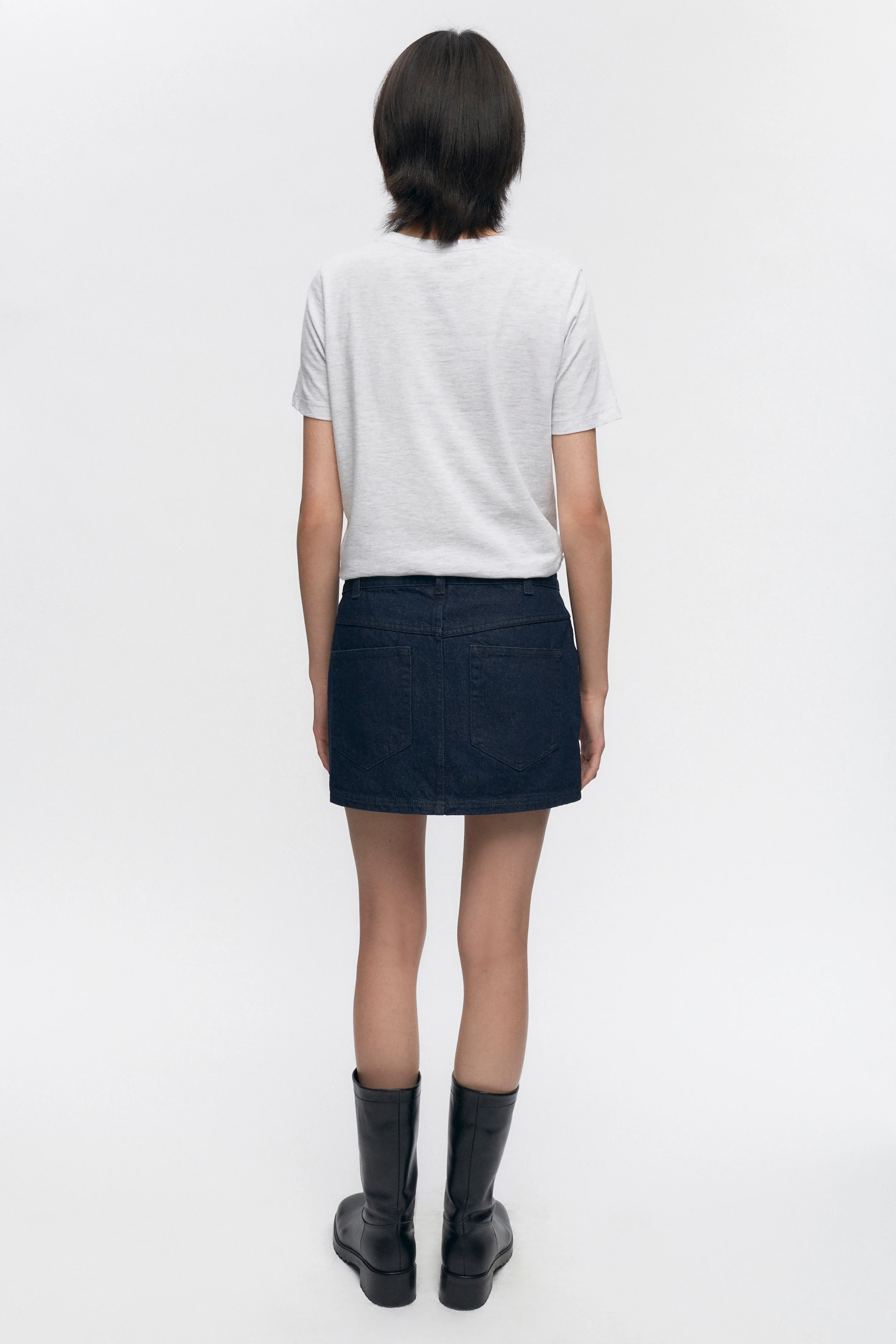 Women's Essential Crew in Ash Melange - Image 6