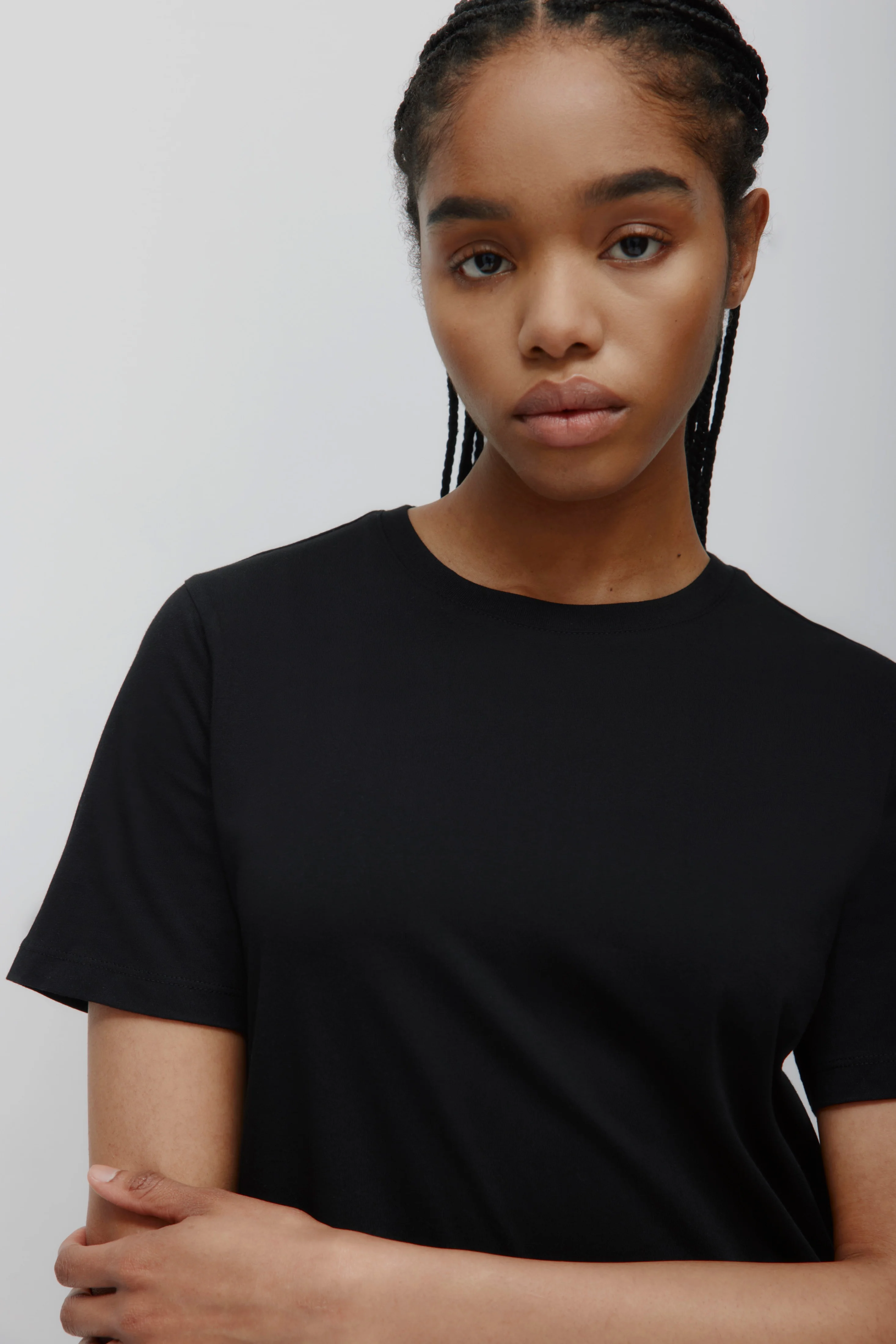 Women's Essential Crew in Black - Image 5