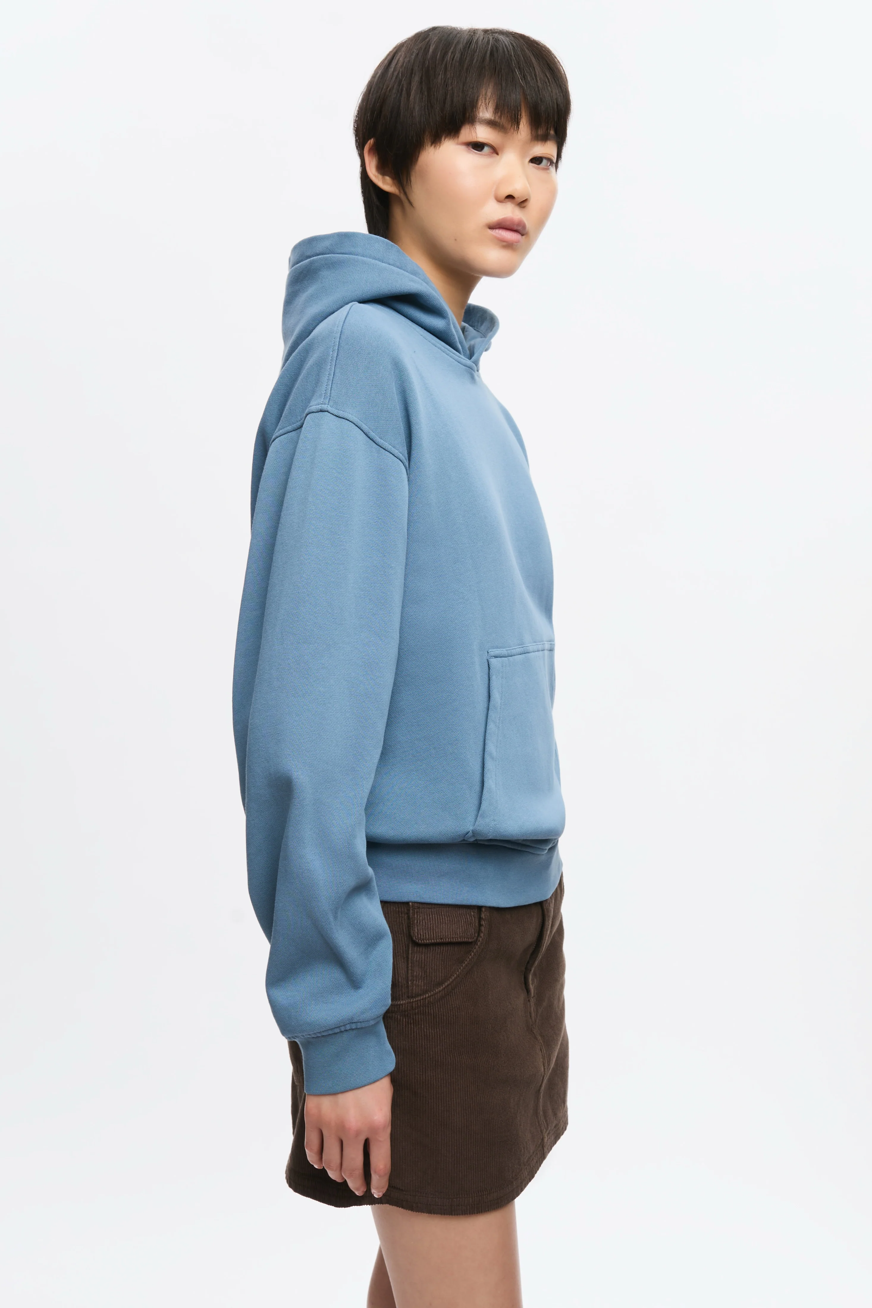 Women's Essential Hoodie in Delta - Image 3