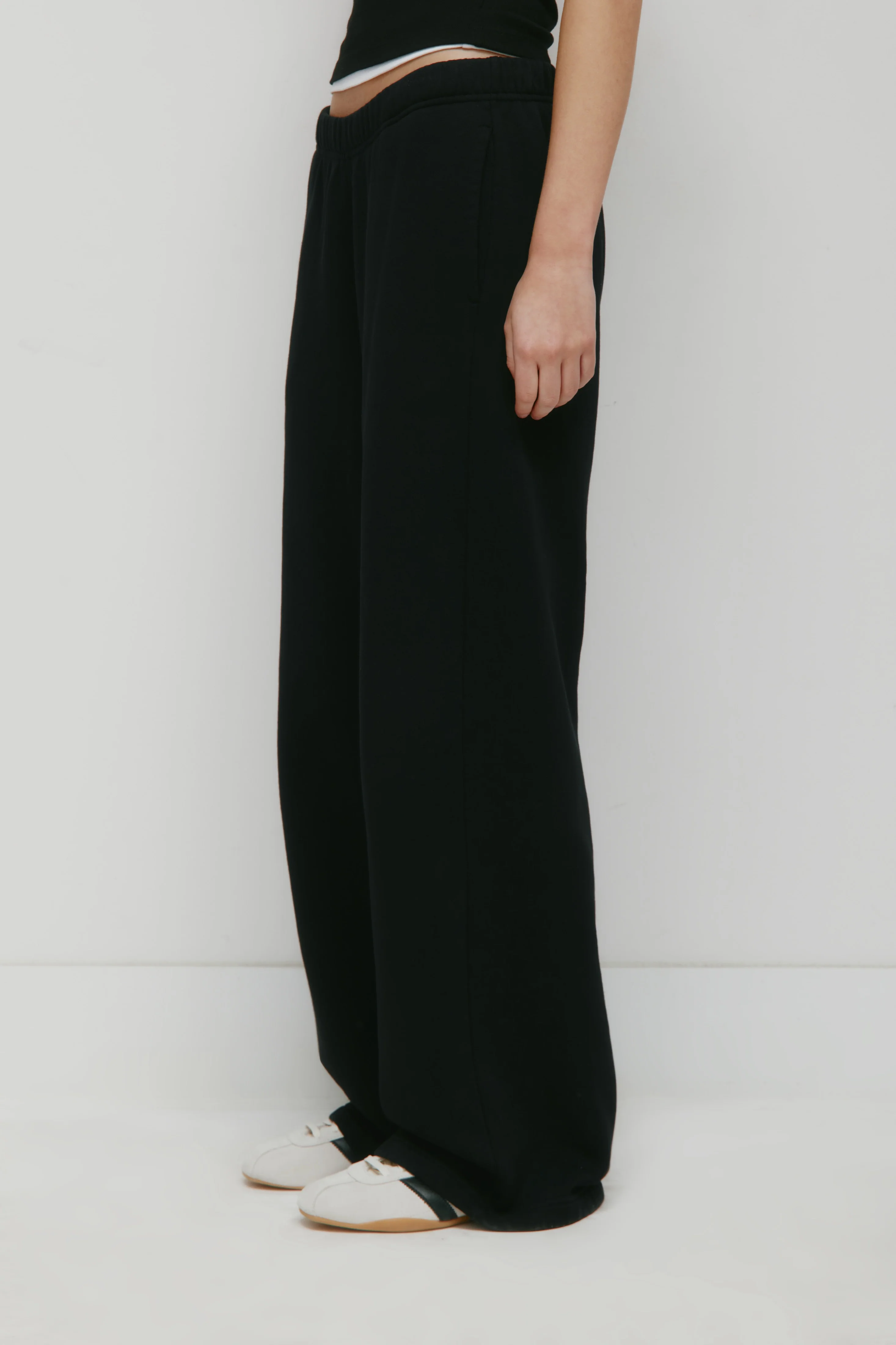 Women's Essential Straight Sweatpant in Black - Image 3