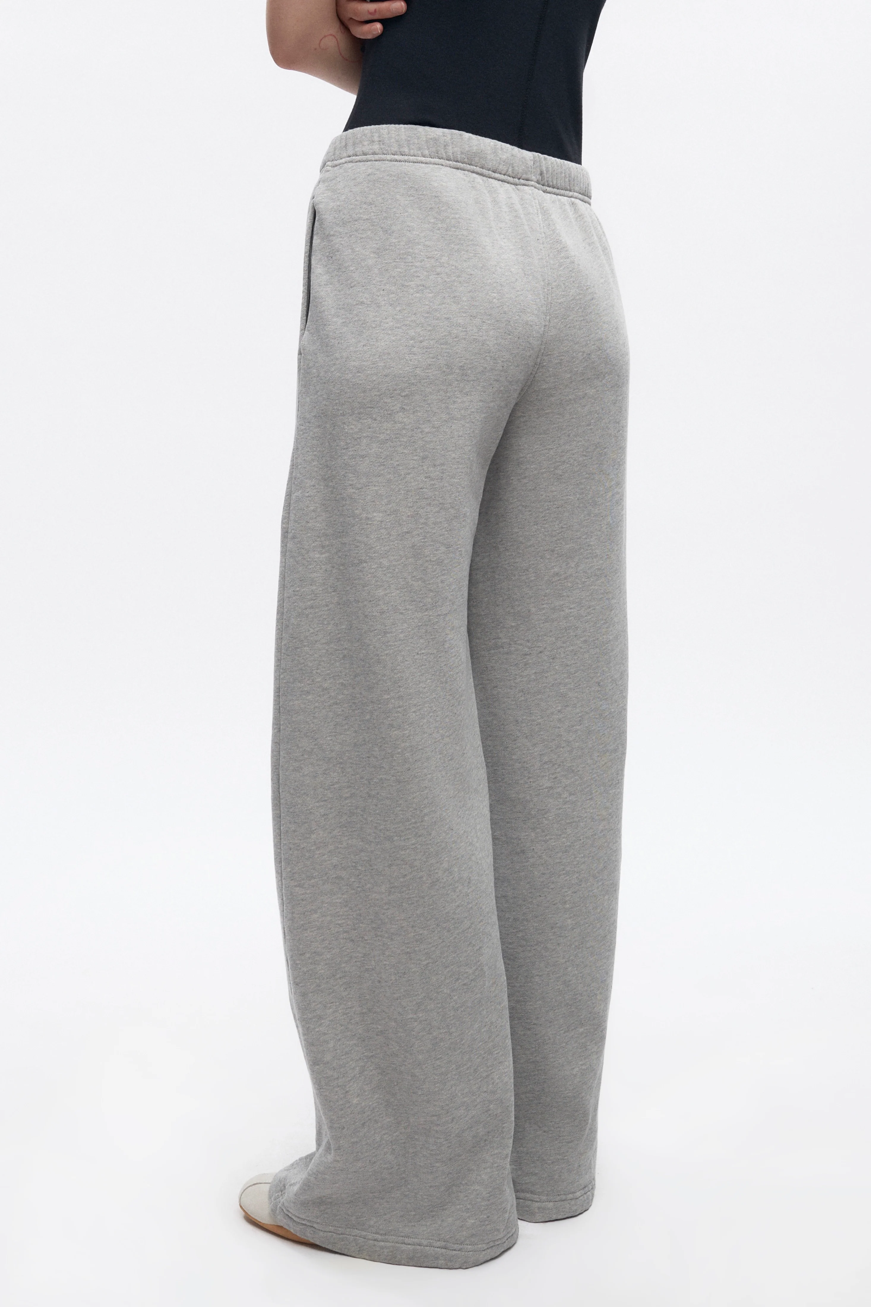 Women's Essential Straight Sweatpant in Heather Grey - Image 4