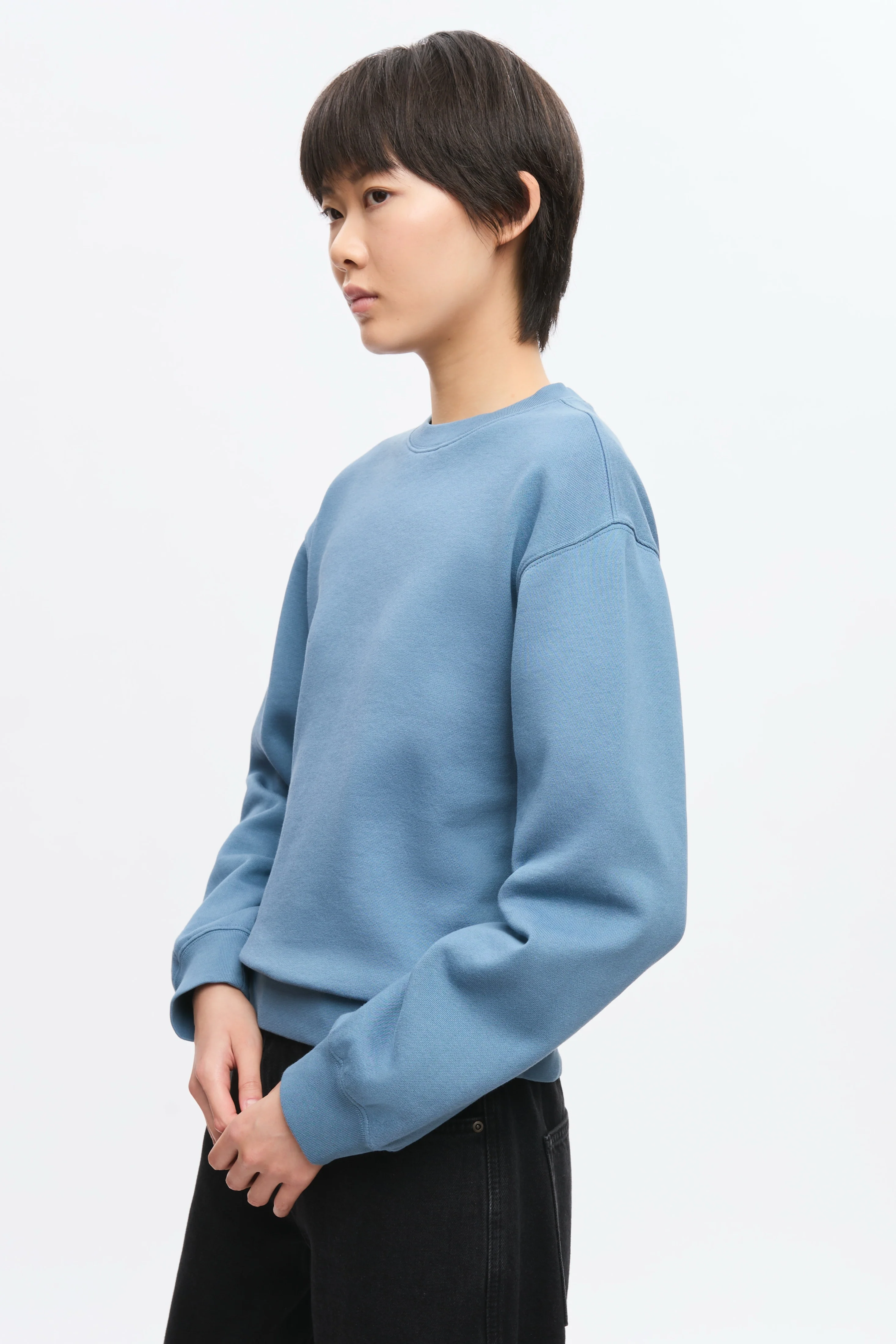 Women's Essential Sweatshirt in Delta - Image 3