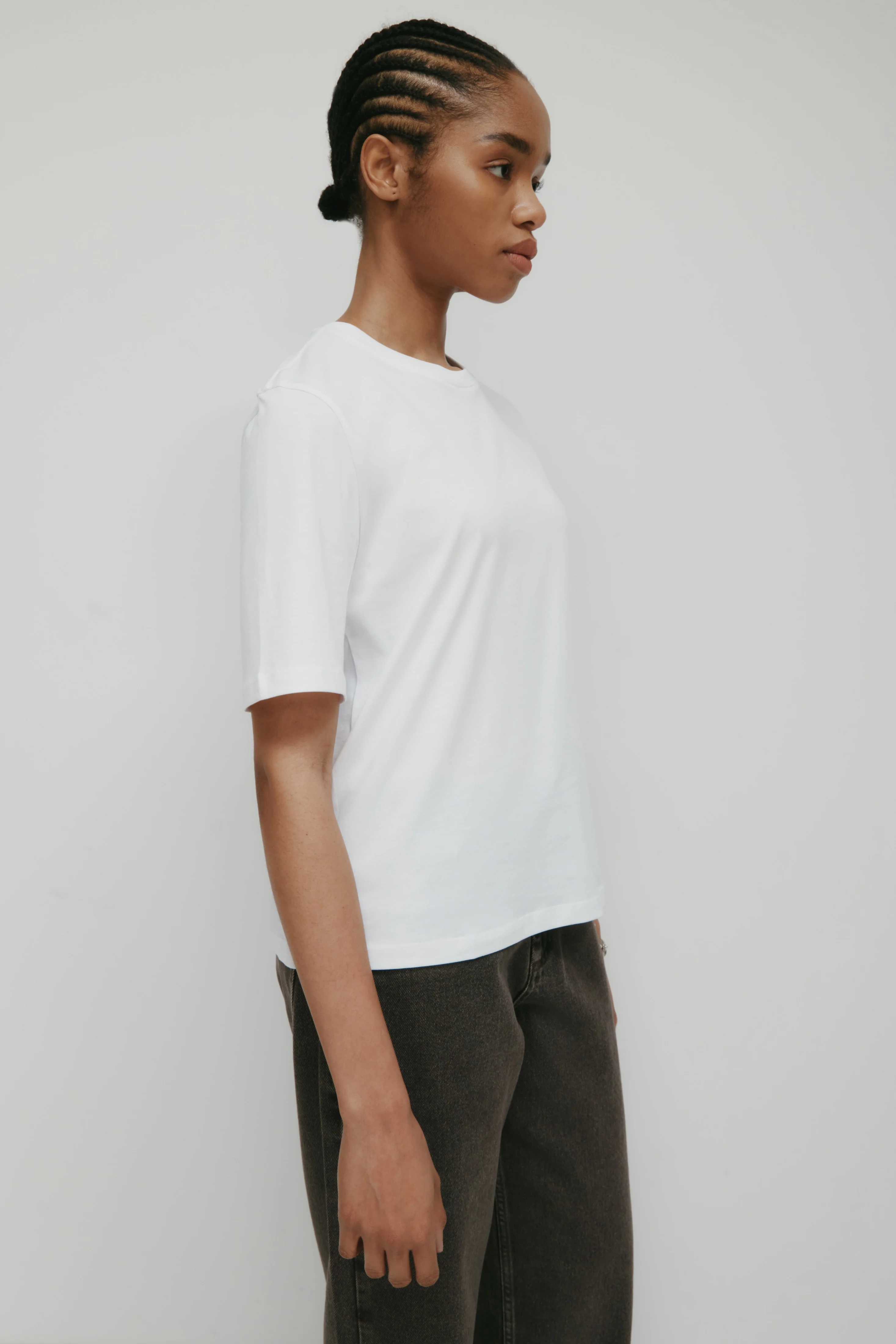 Women's Everyday Crew in White - Image 3