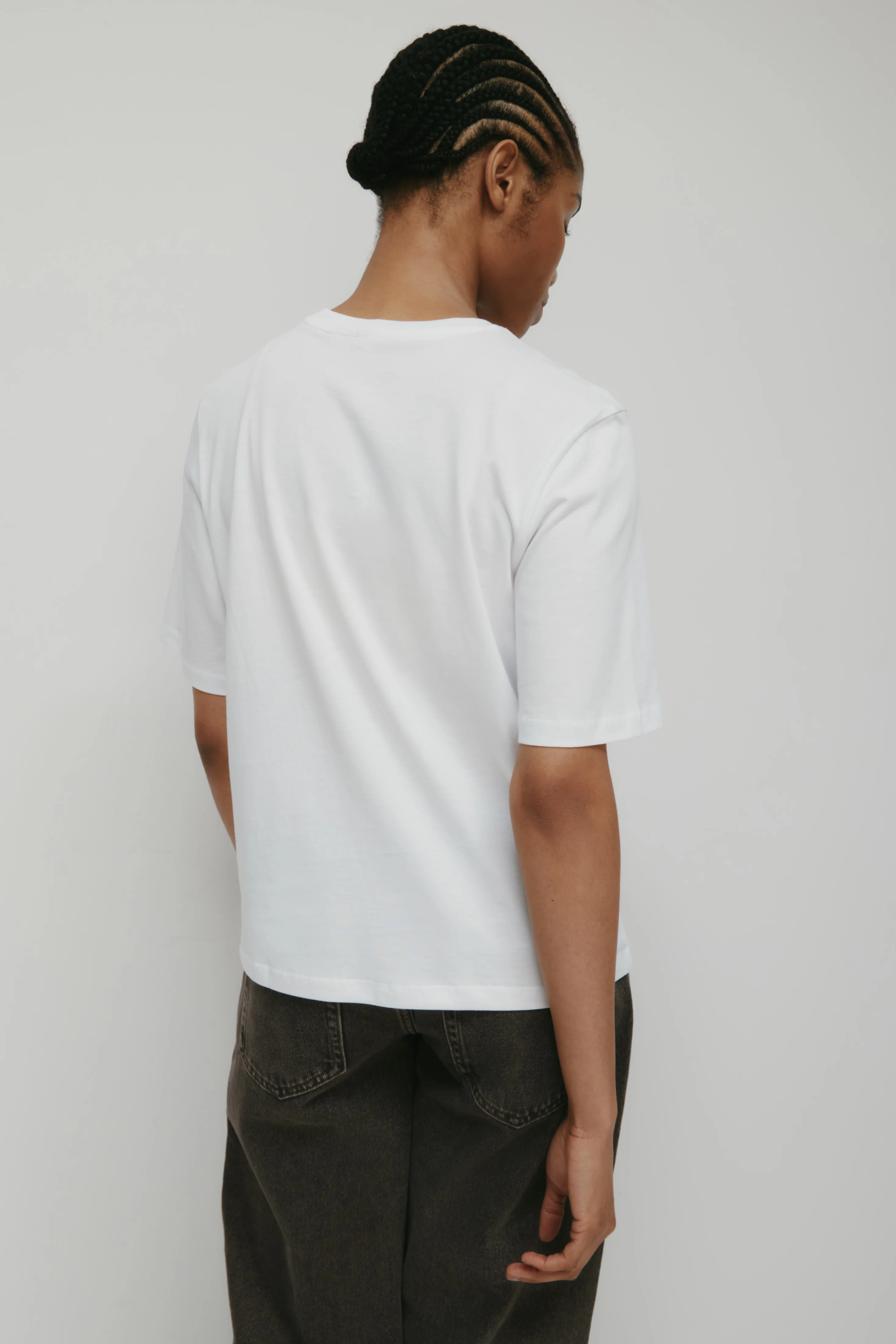 Women's Everyday Crew in White - Image 4