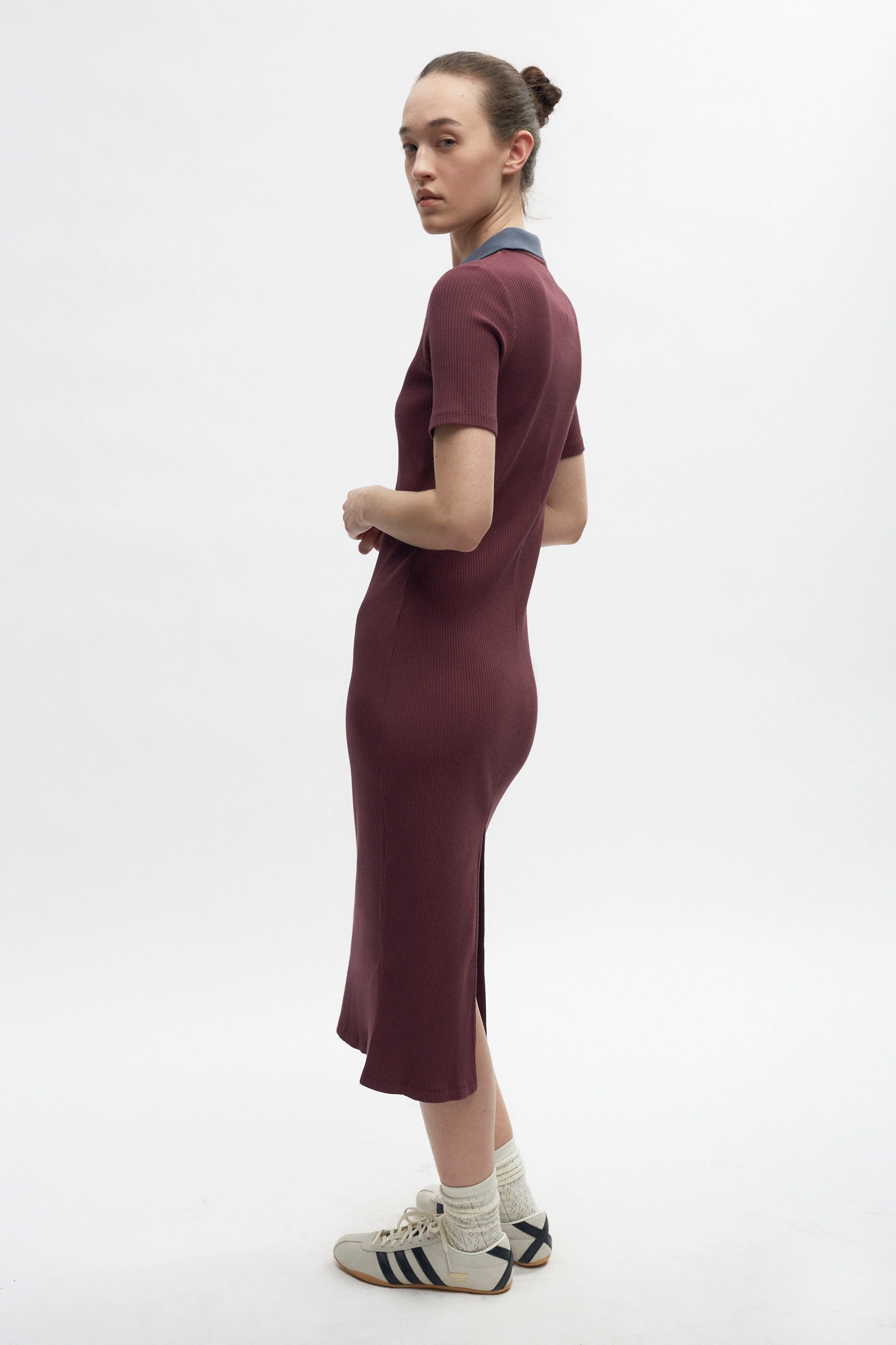 Women's Garden City Dress in Plum/Dark Dusk - Image 4