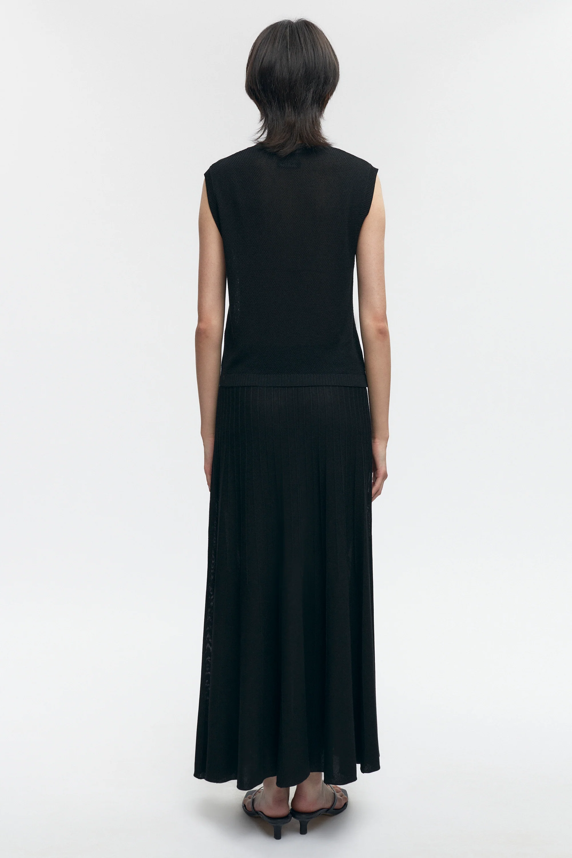Women's Gezira Knit Skirt in Black - Image 6