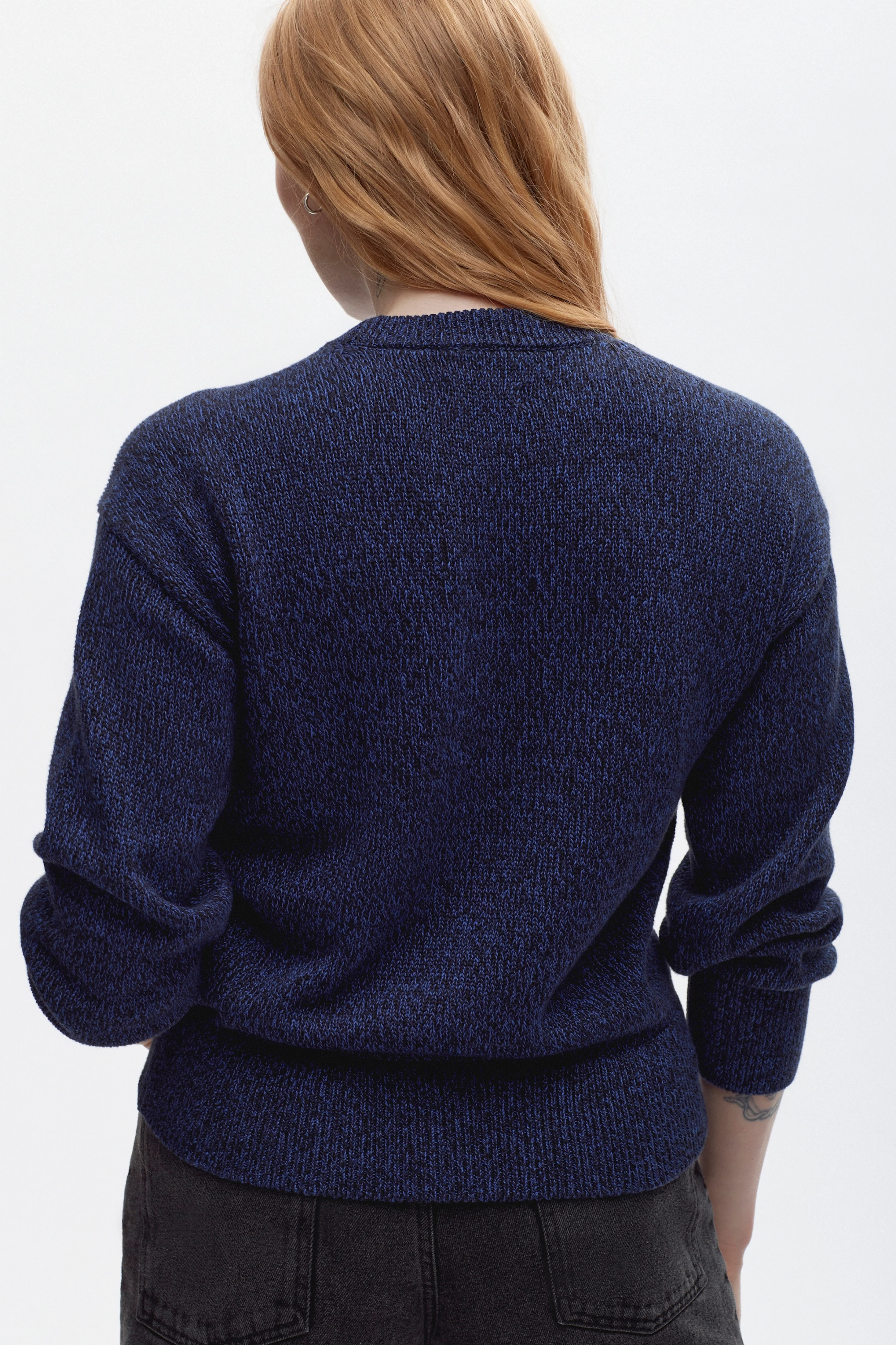 Women's Hamatah Sweater in Blue Lotus Melange - Image 4