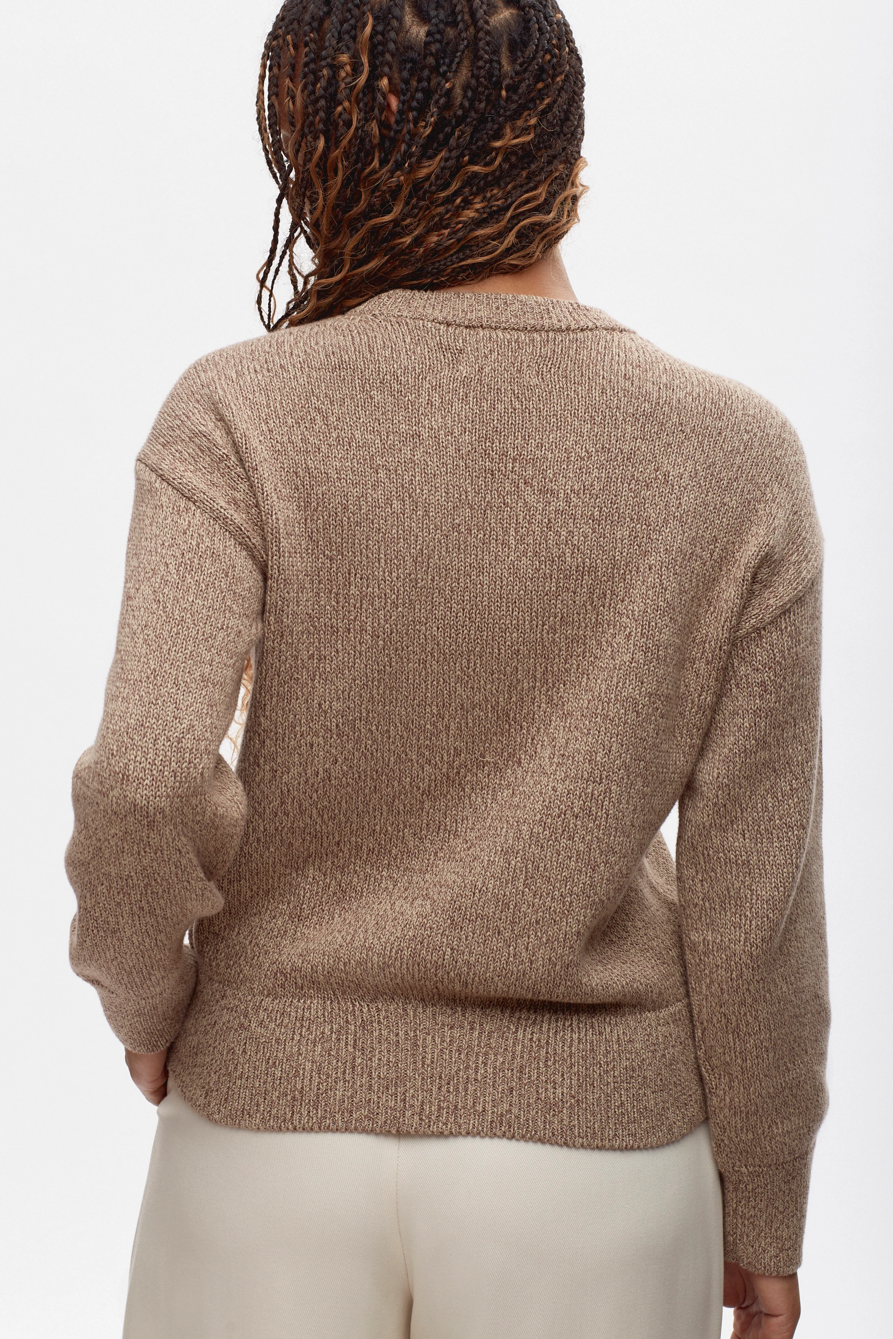 Women's Hamatah Sweater in Umber Melange - Image 3