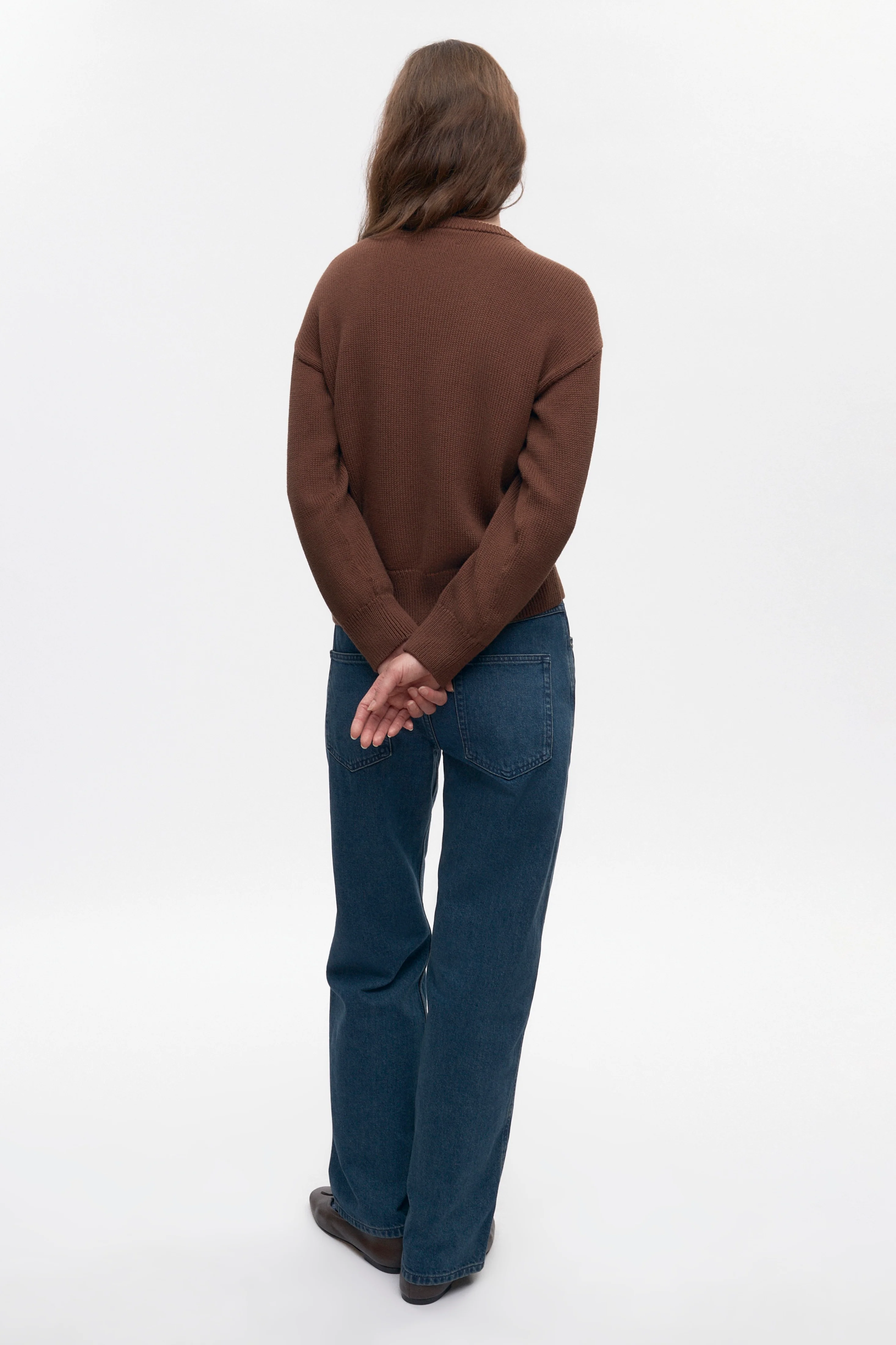 Women's Hamatah Sweater in Cocoa - Image 6