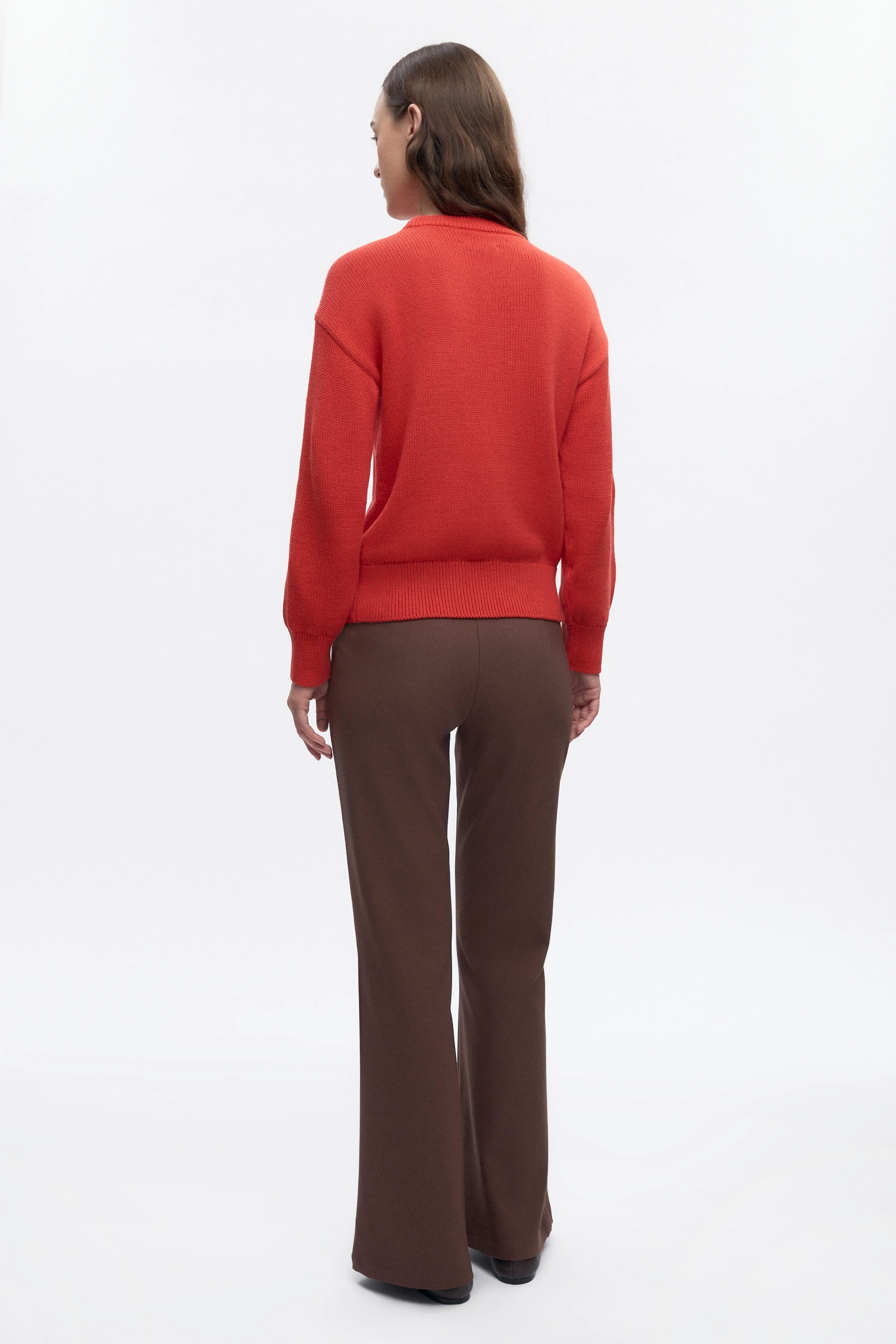 Women's Hamatah Sweater in Fiery Red - Image 6