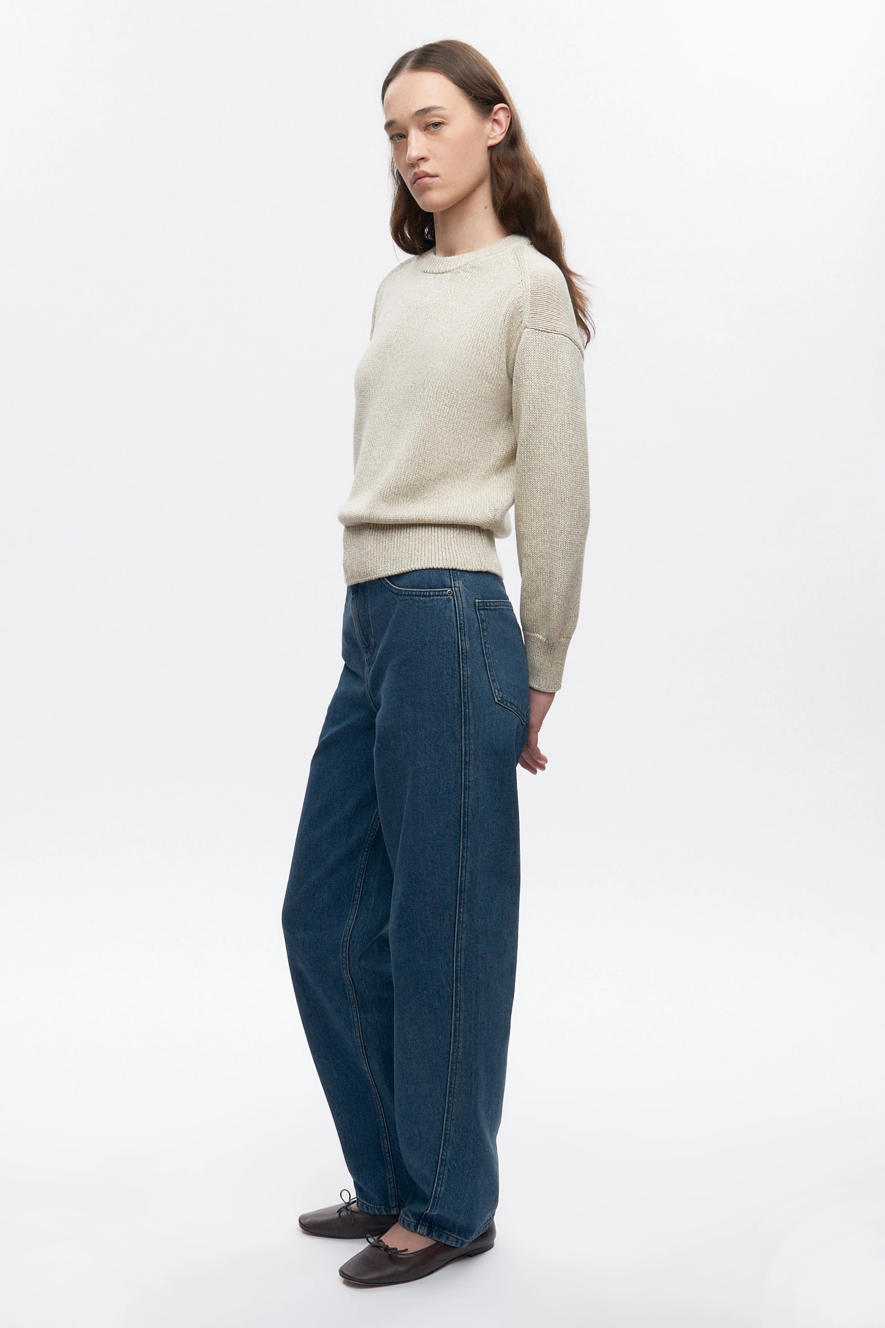 Women's Hamatah Sweater in Oat Melange - Image 5