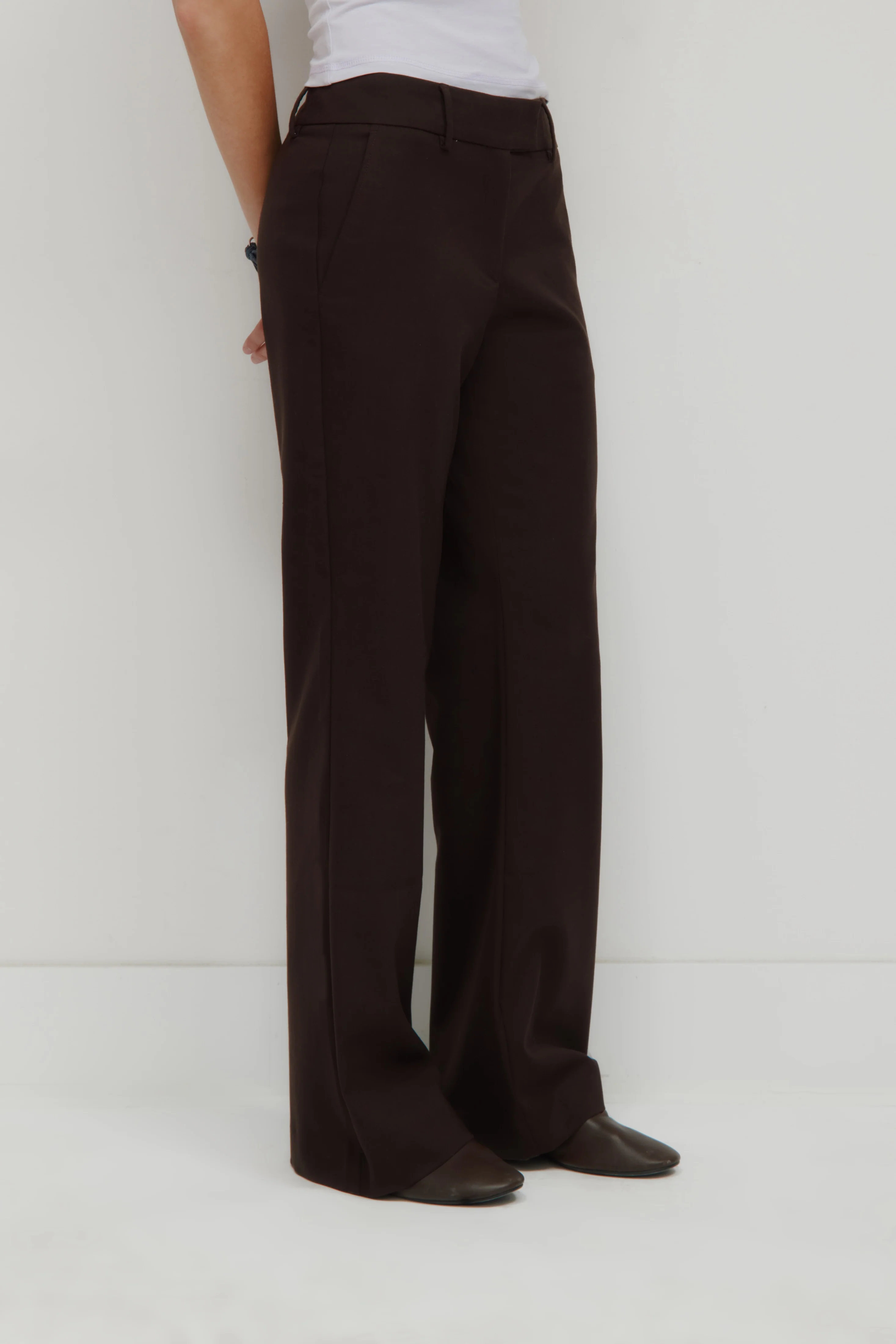 Women's Iman Trouser in Espresso - Image 3