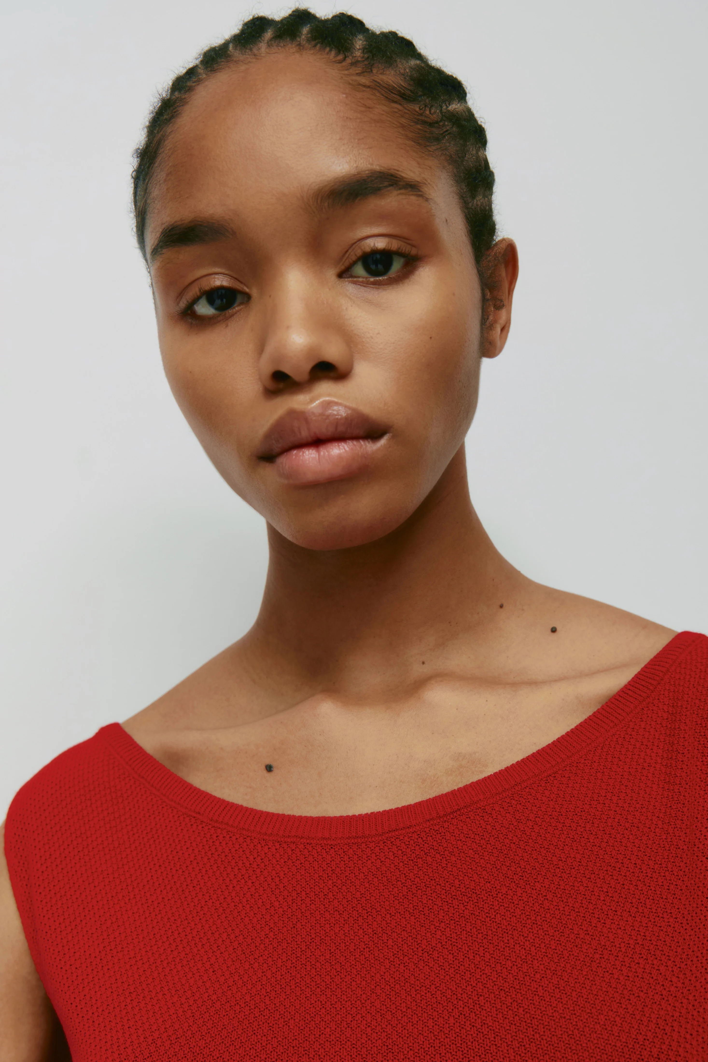 Women's Kenza Boatneck Tank in Salsa - Image 5