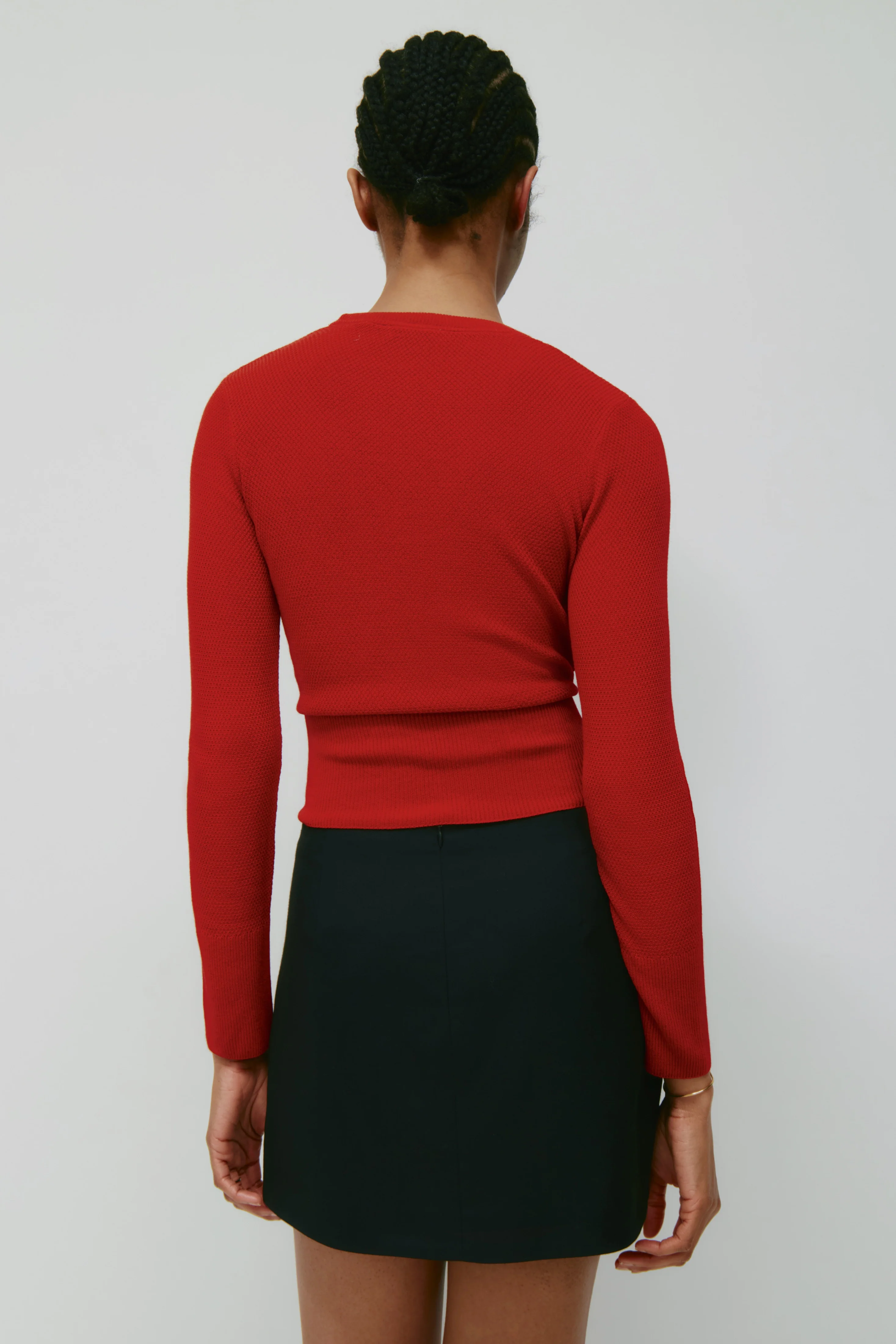 Women's Kenza Kissing Cardi in Salsa - Image 4
