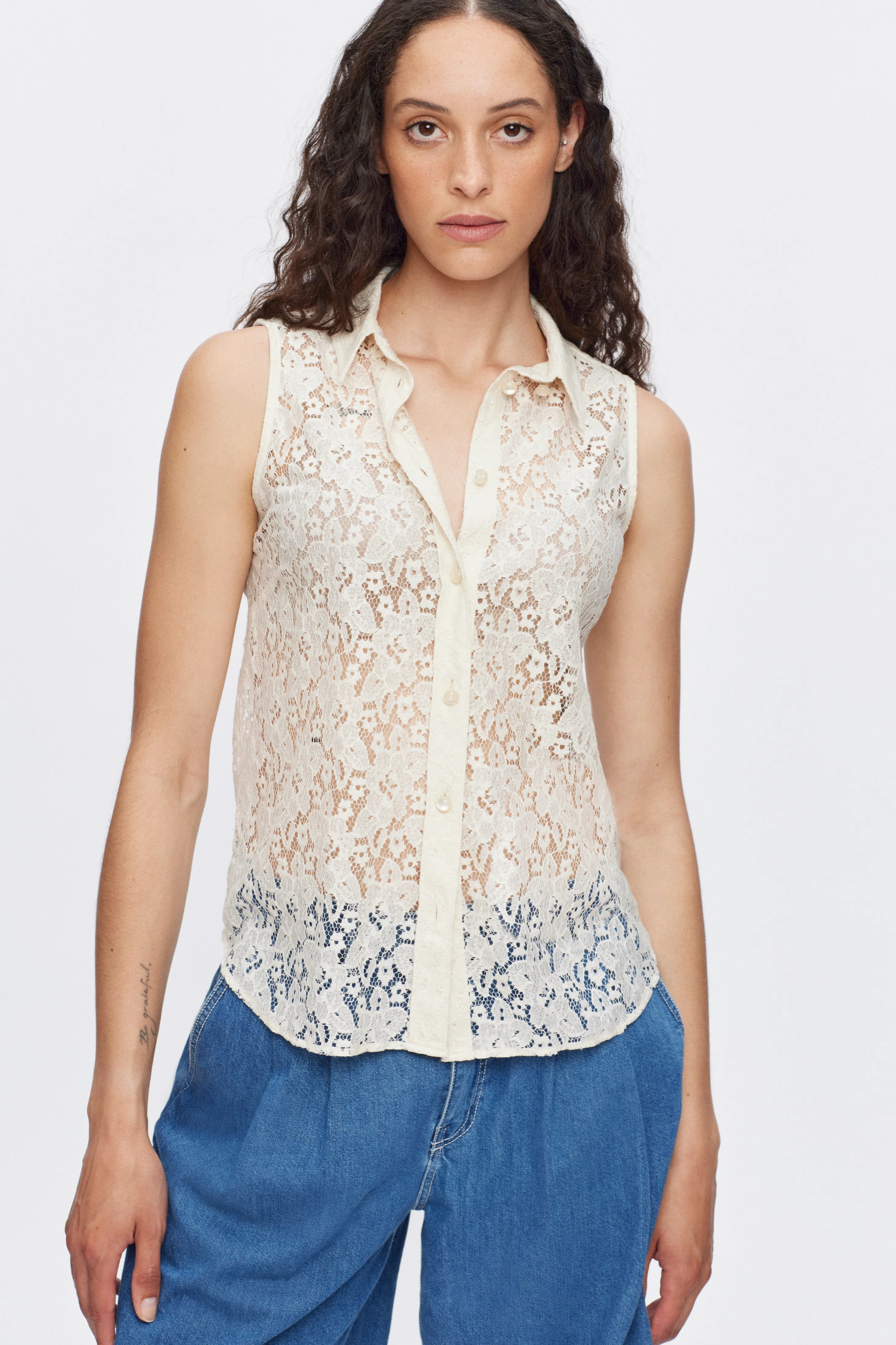 Women's Kulthum Tank in Birch - Image 3