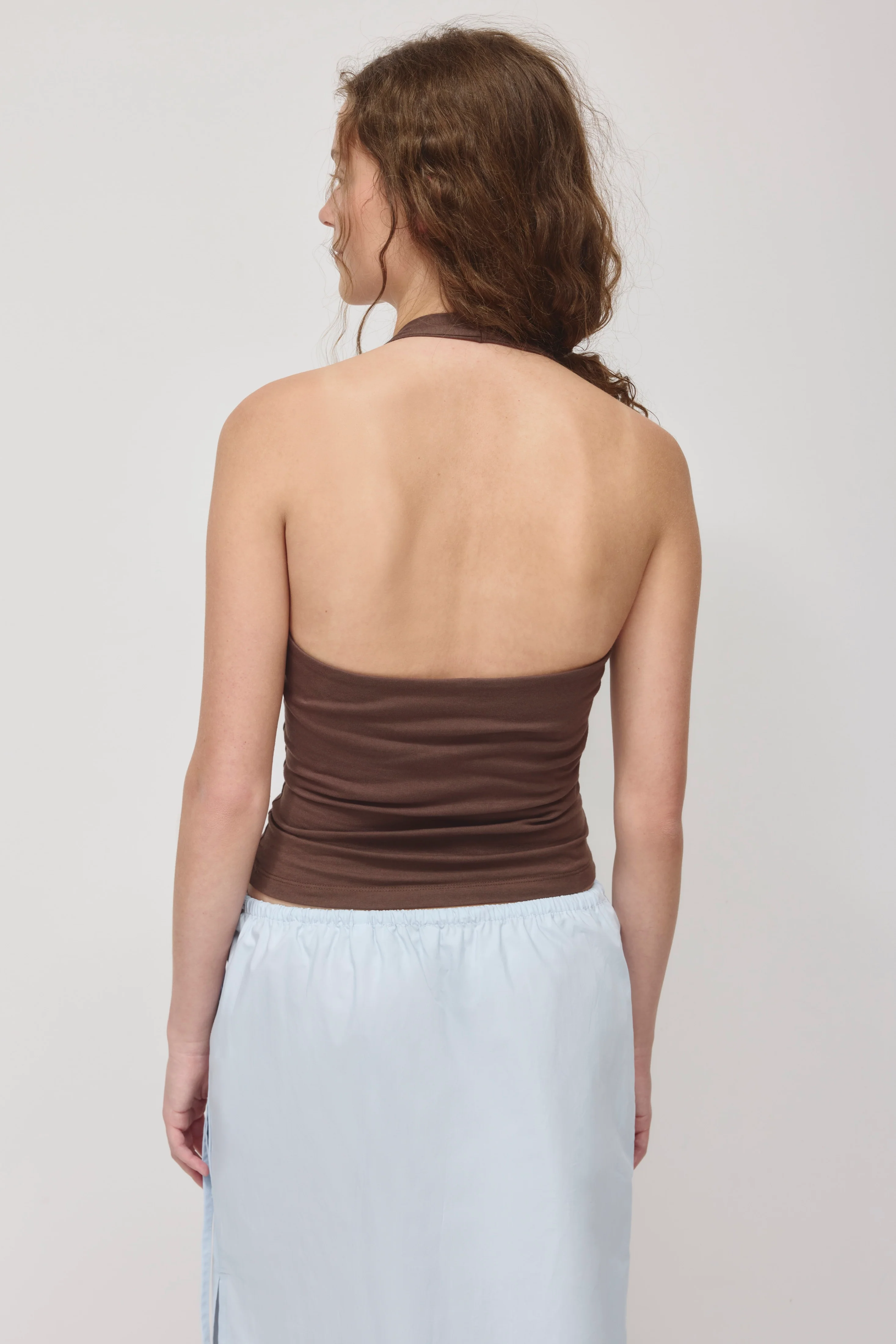 Women's Layn Infinity Halter in Espresso - Image 4