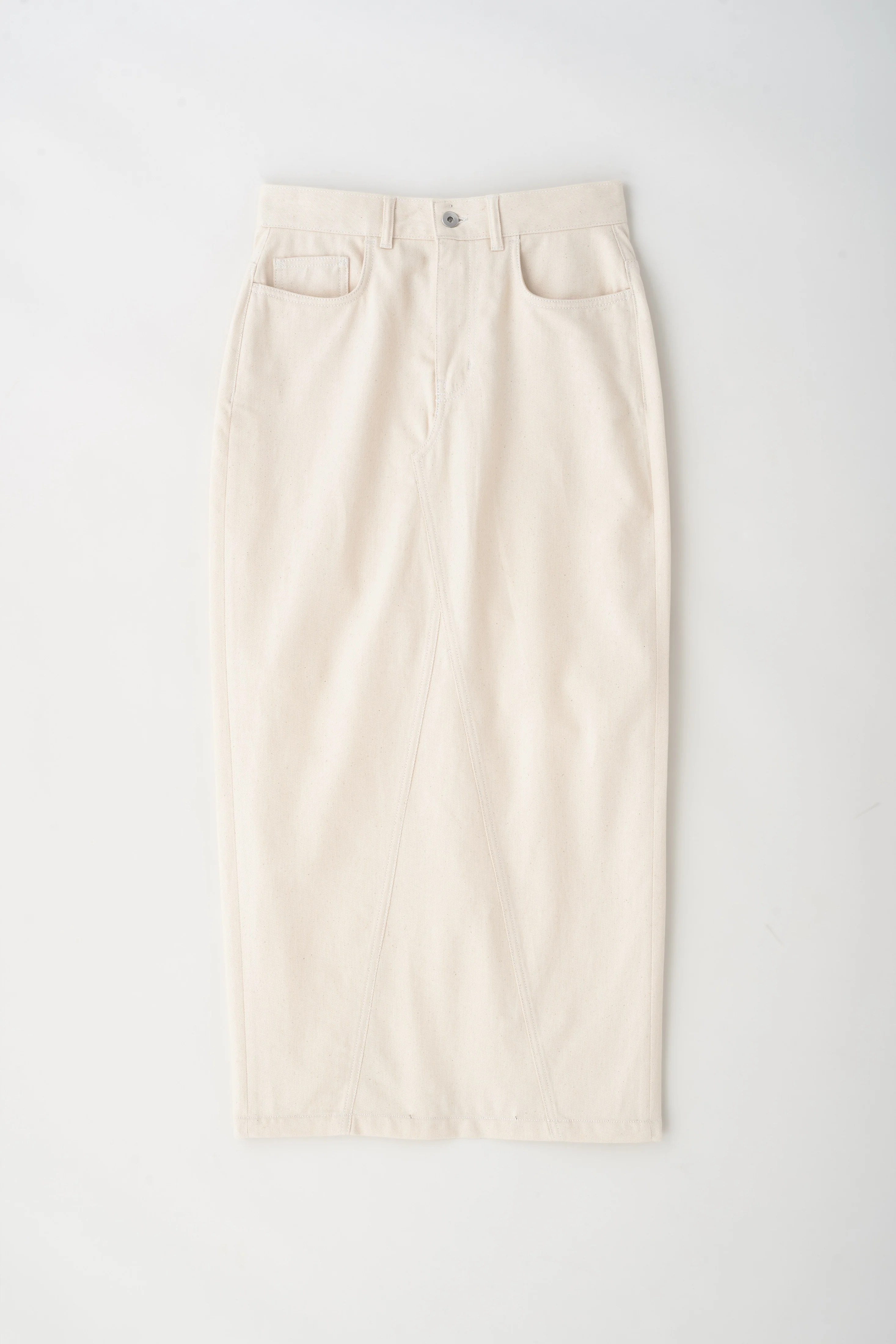 Women's Lily Denim Skirt in Natural - Image 5