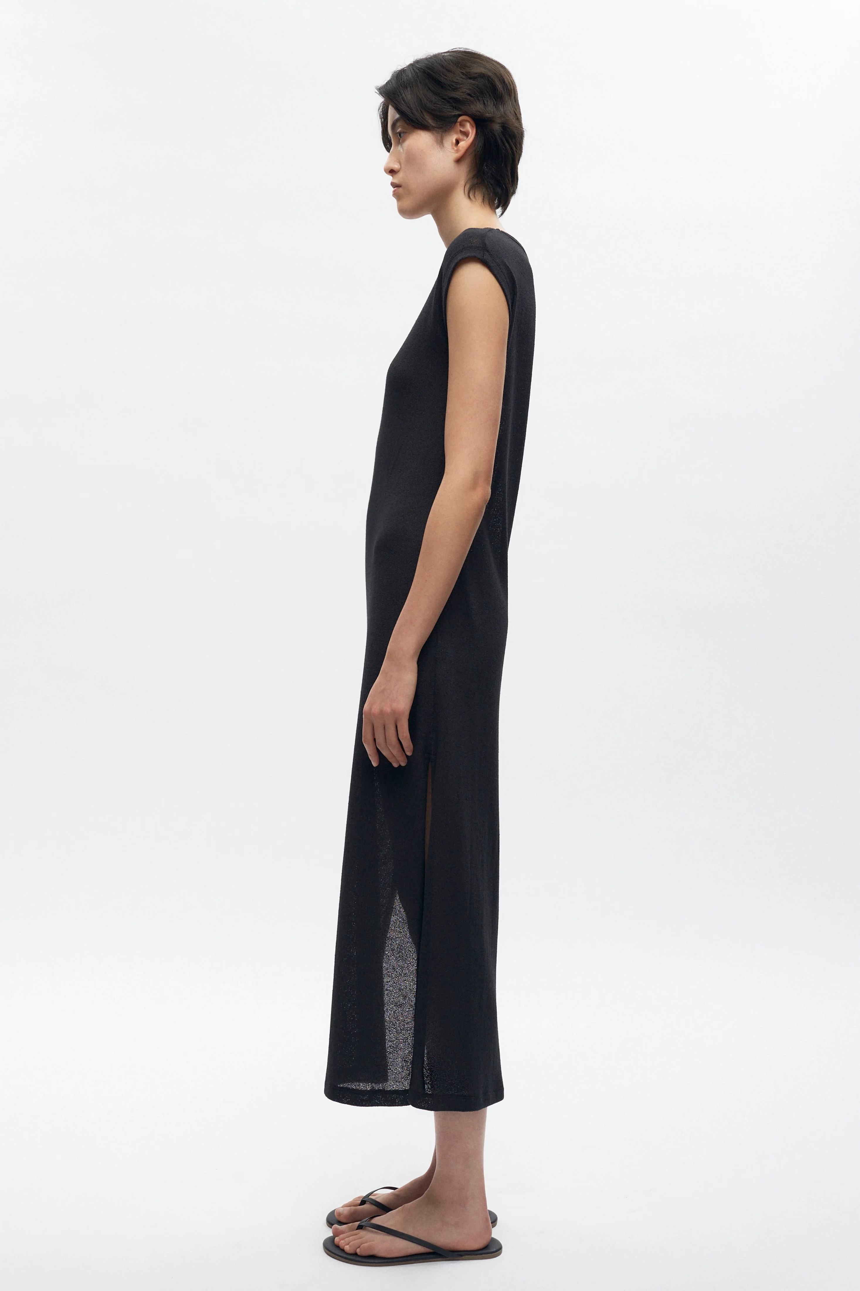 Women's Luxor Jersey Dress in Black - Image 2