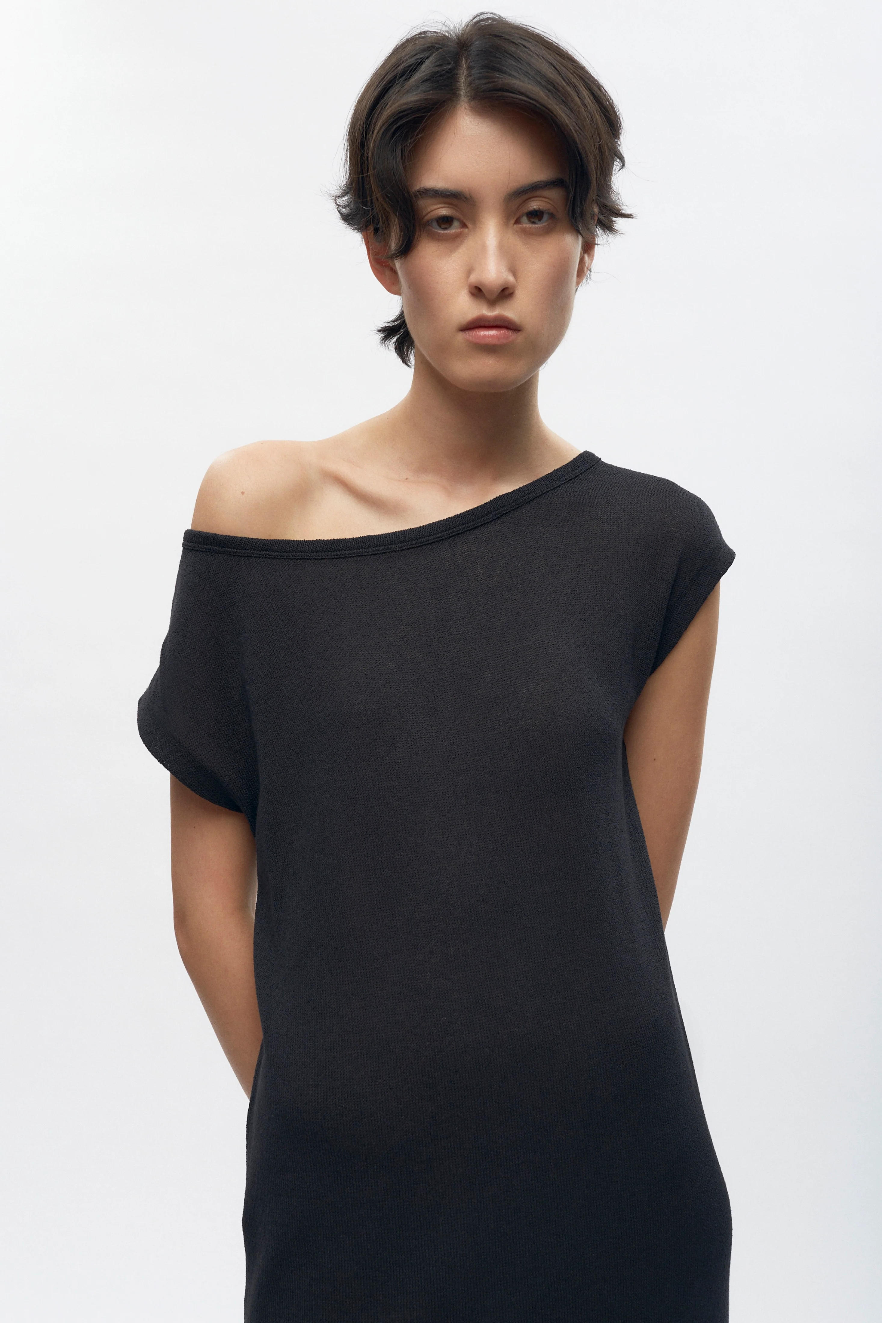 Women's Luxor Jersey Dress in Black - Image 3