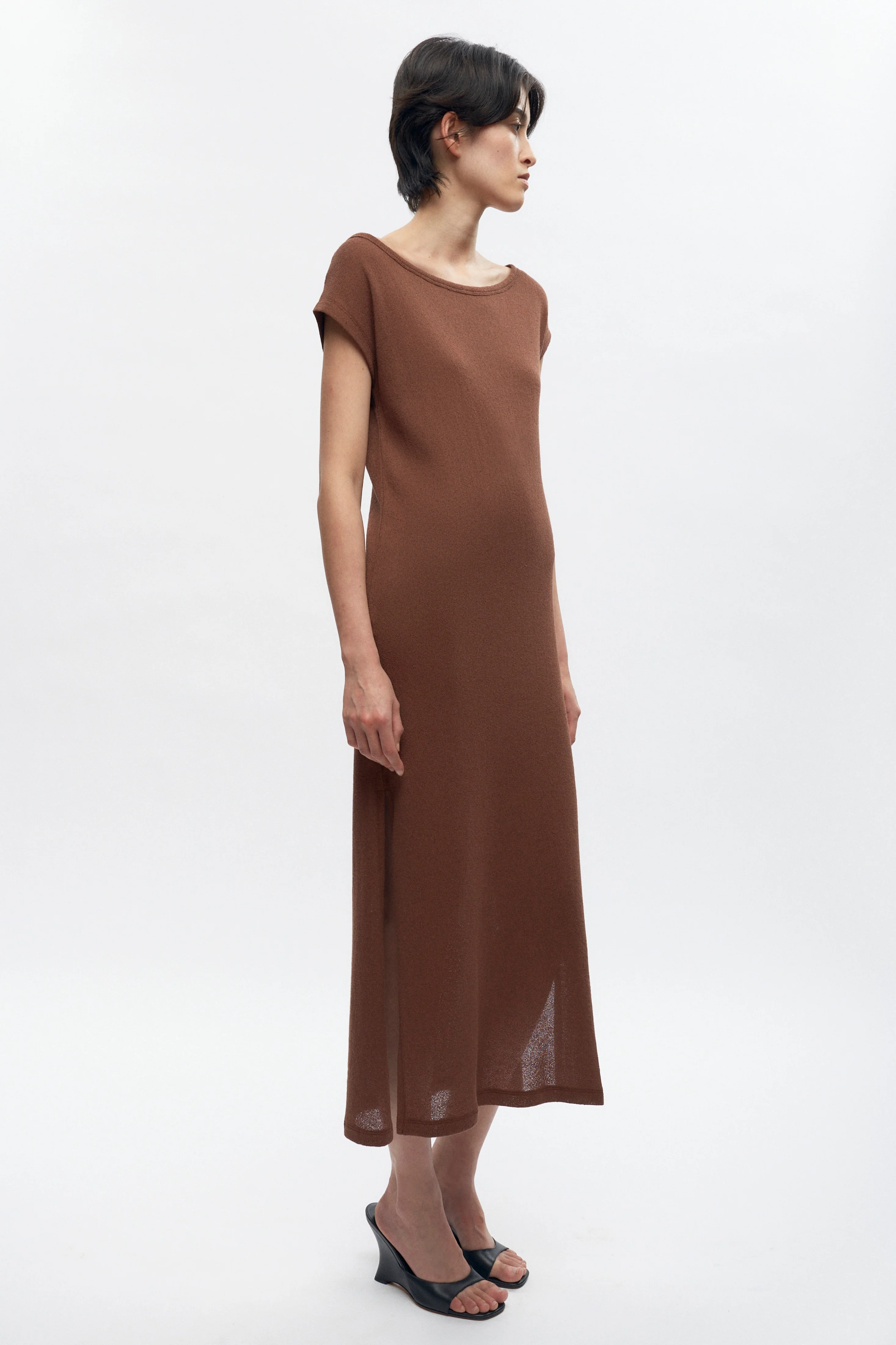 Women's Luxor Jersey Dress in Cappuccino