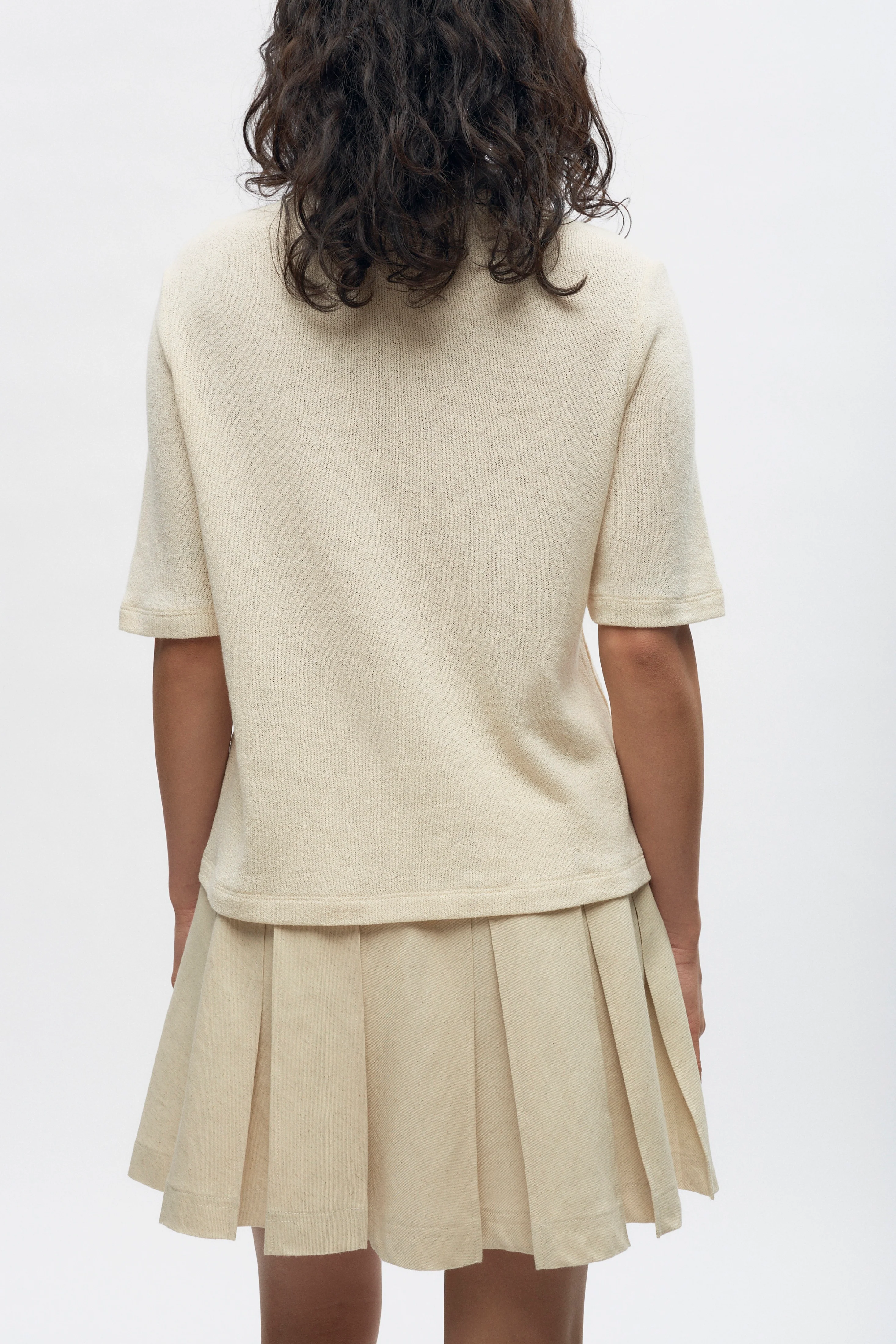 Women's Luxor Jersey Tee in Natural - Image 4
