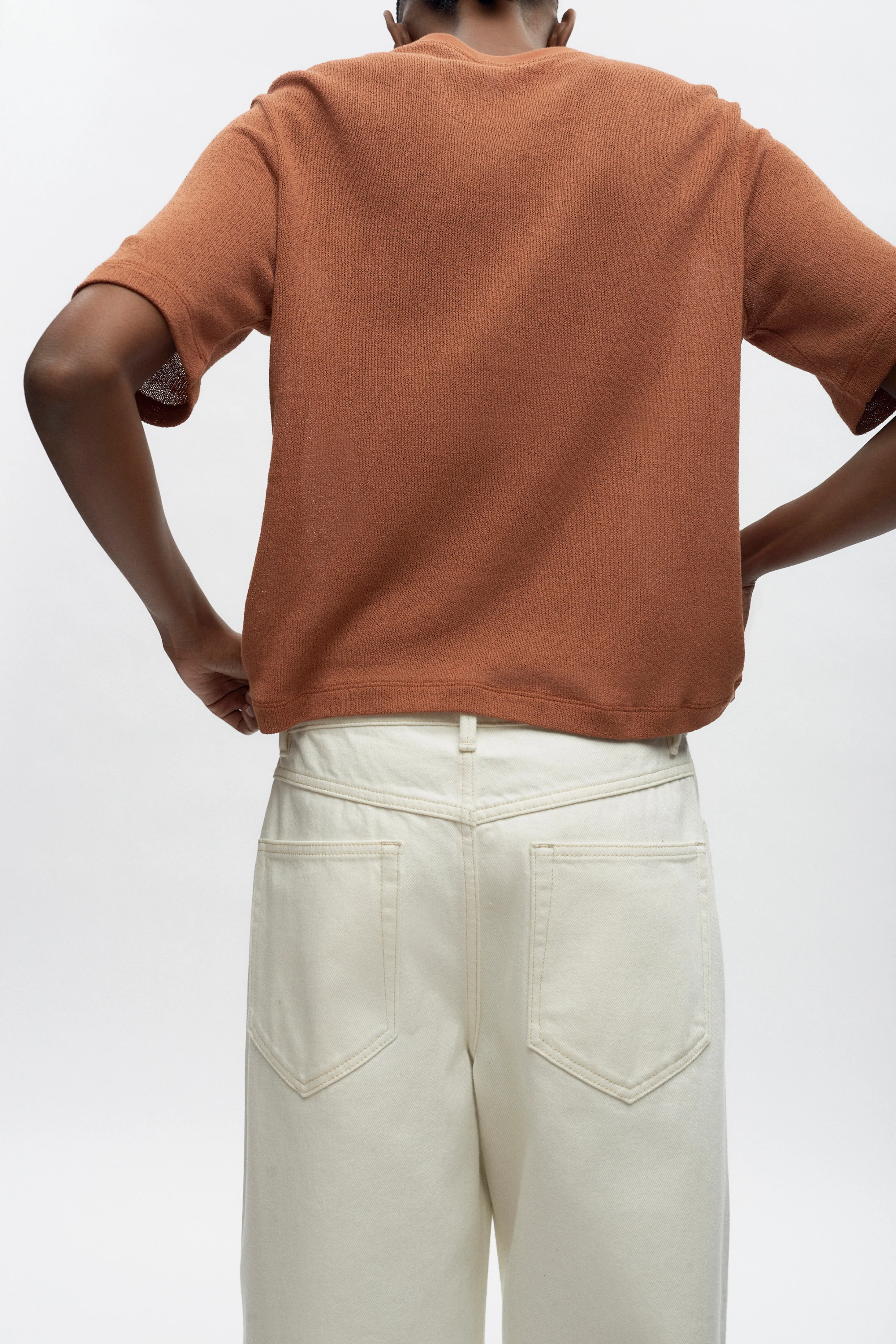 Women's Luxor Jersey Tee in Sienna - Image 4