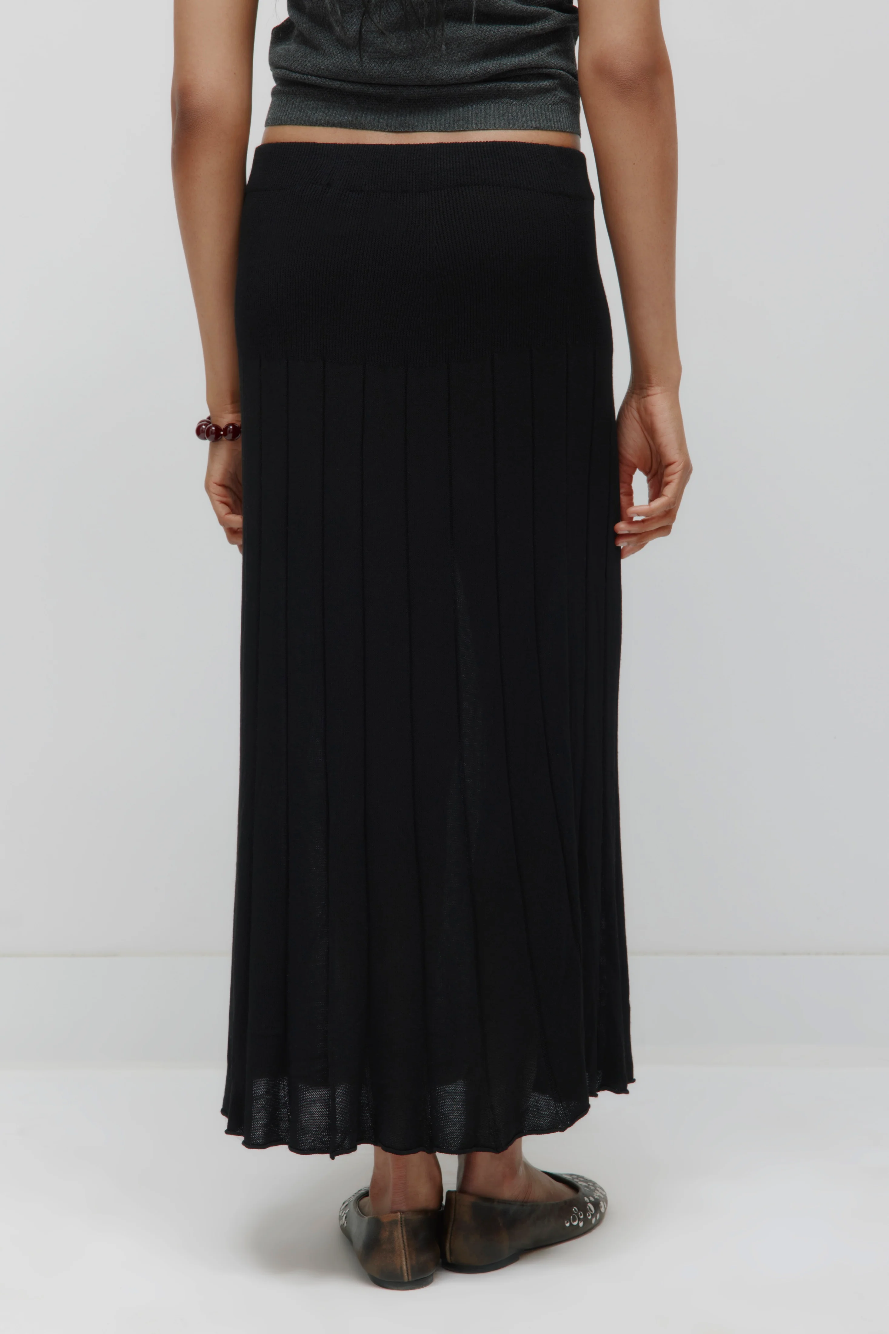 Women's Mesh Skirt in Black - Image 5