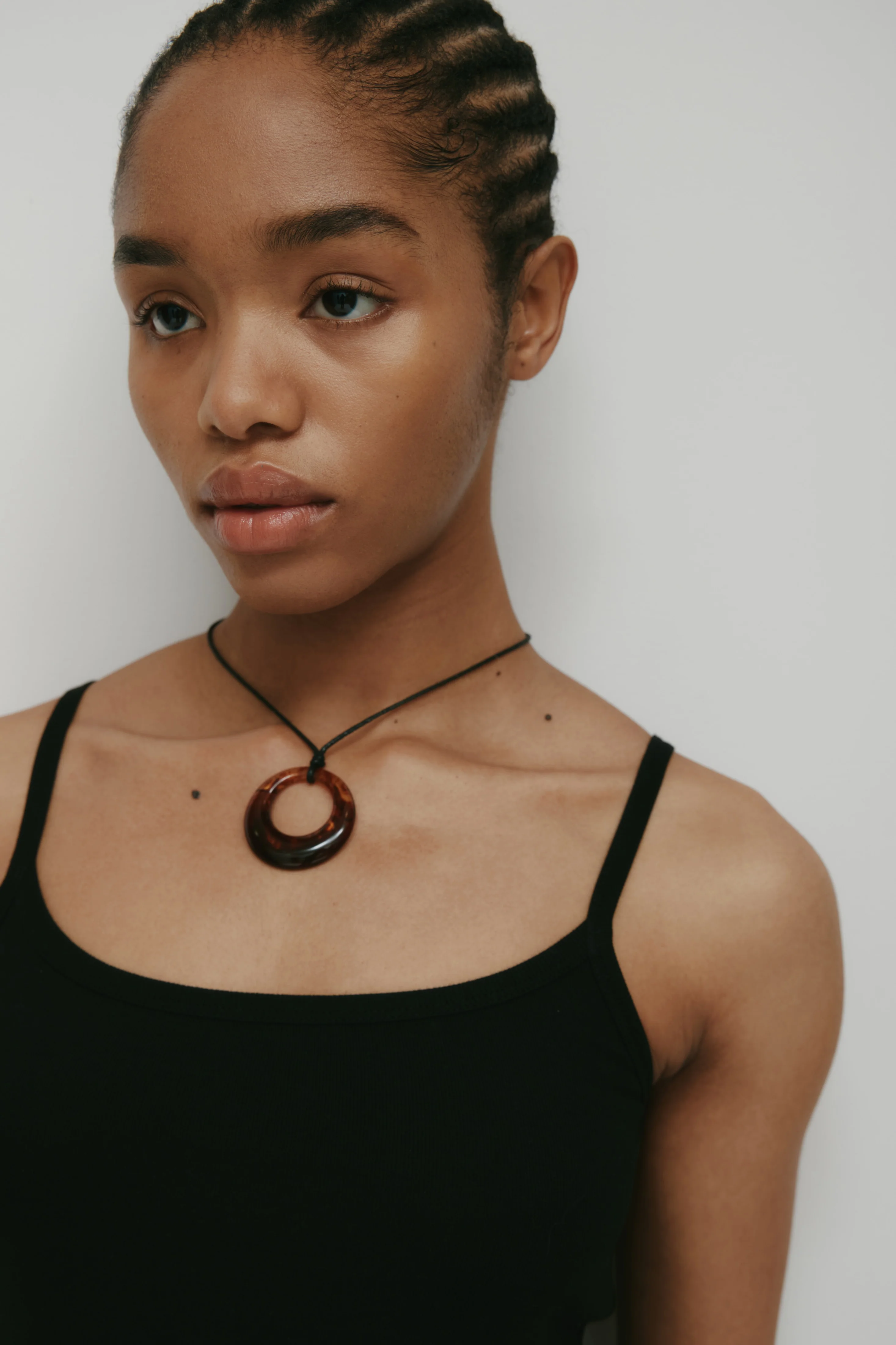 Women's Micro Rib Cami in Black - Image 5