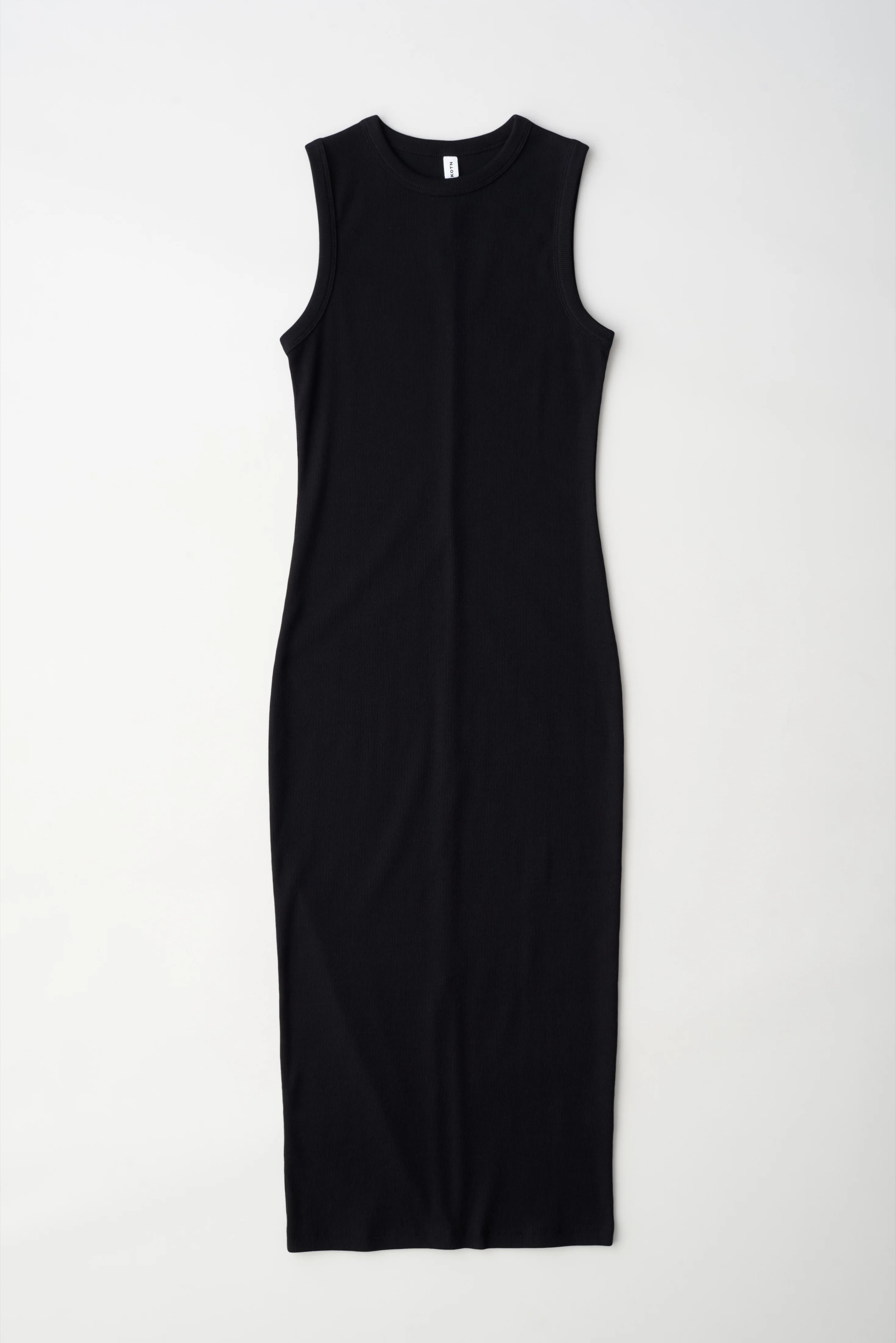 Women's Midi Racer Dress in Black - Image 5