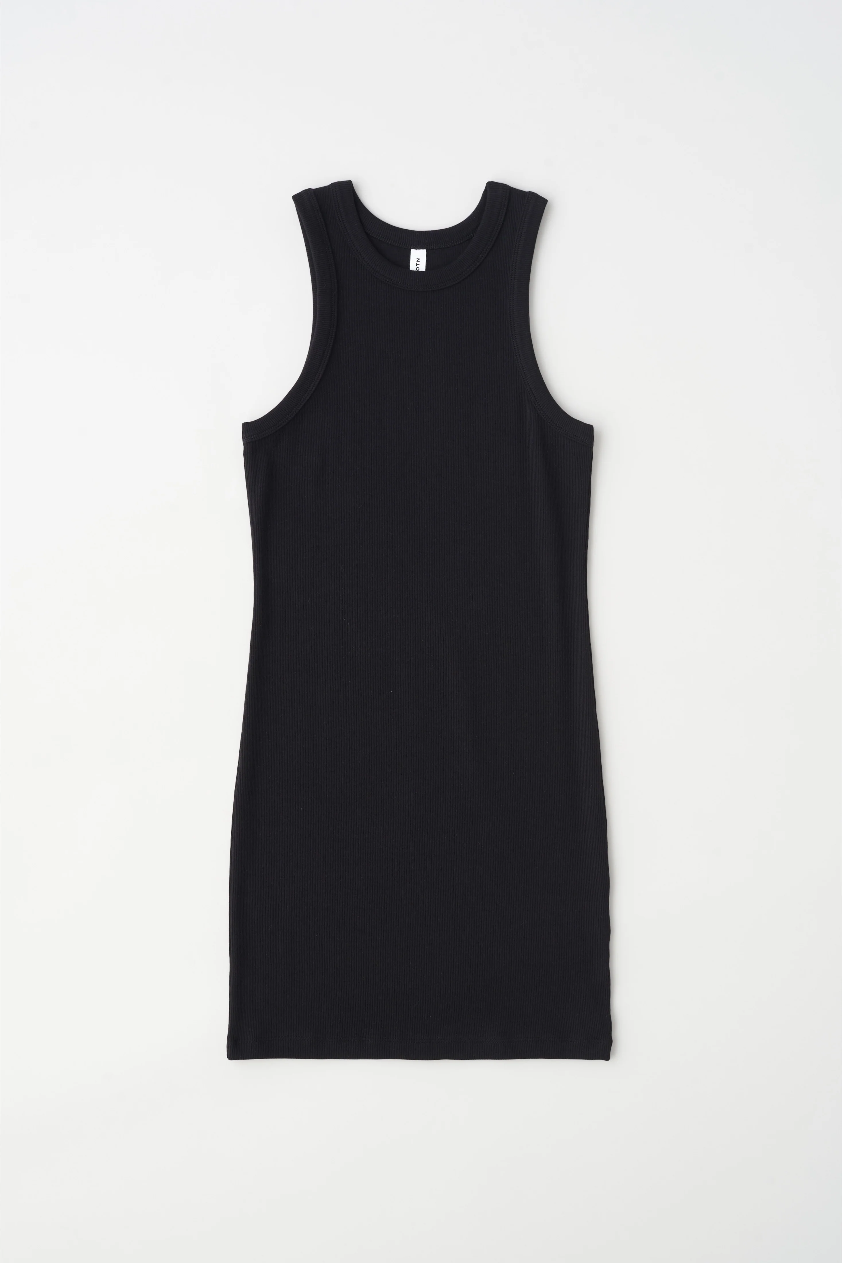 Women's Mini Racer Dress in Black - Image 7