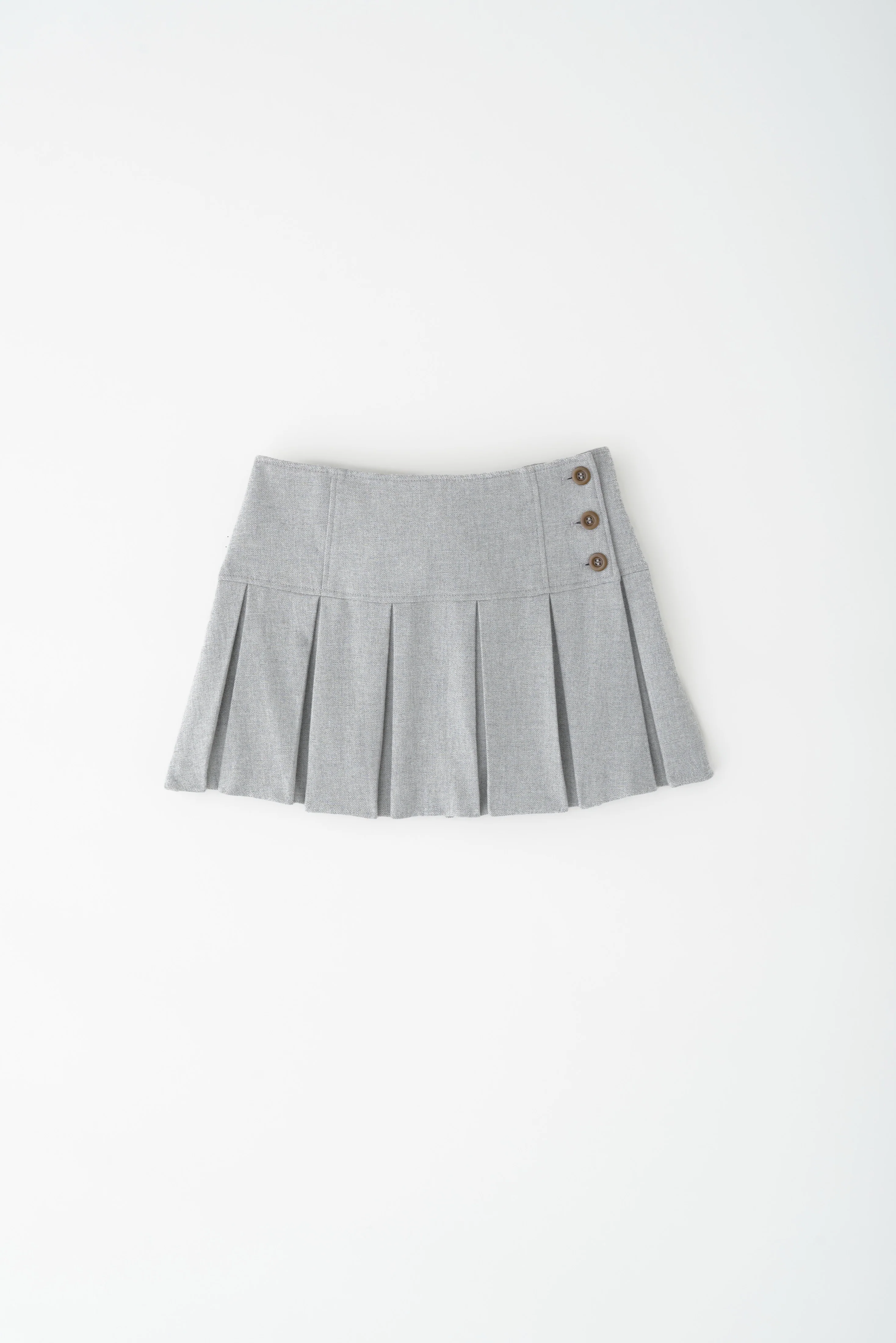 Women's Nadia Low Rise Mini Skirt in Dove - Image 7