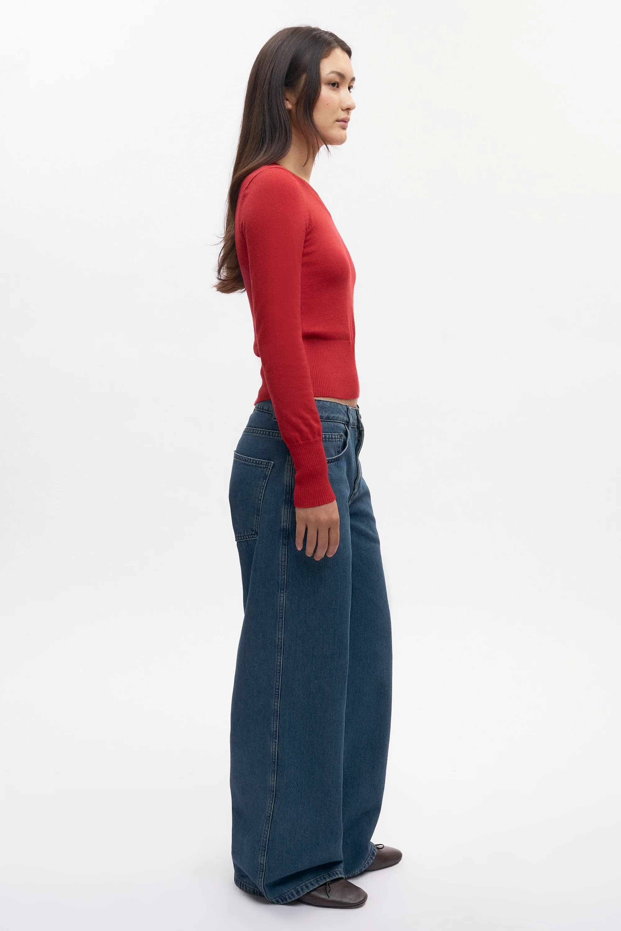 Women's Nahla Denim  in Mid Wash - Image 5