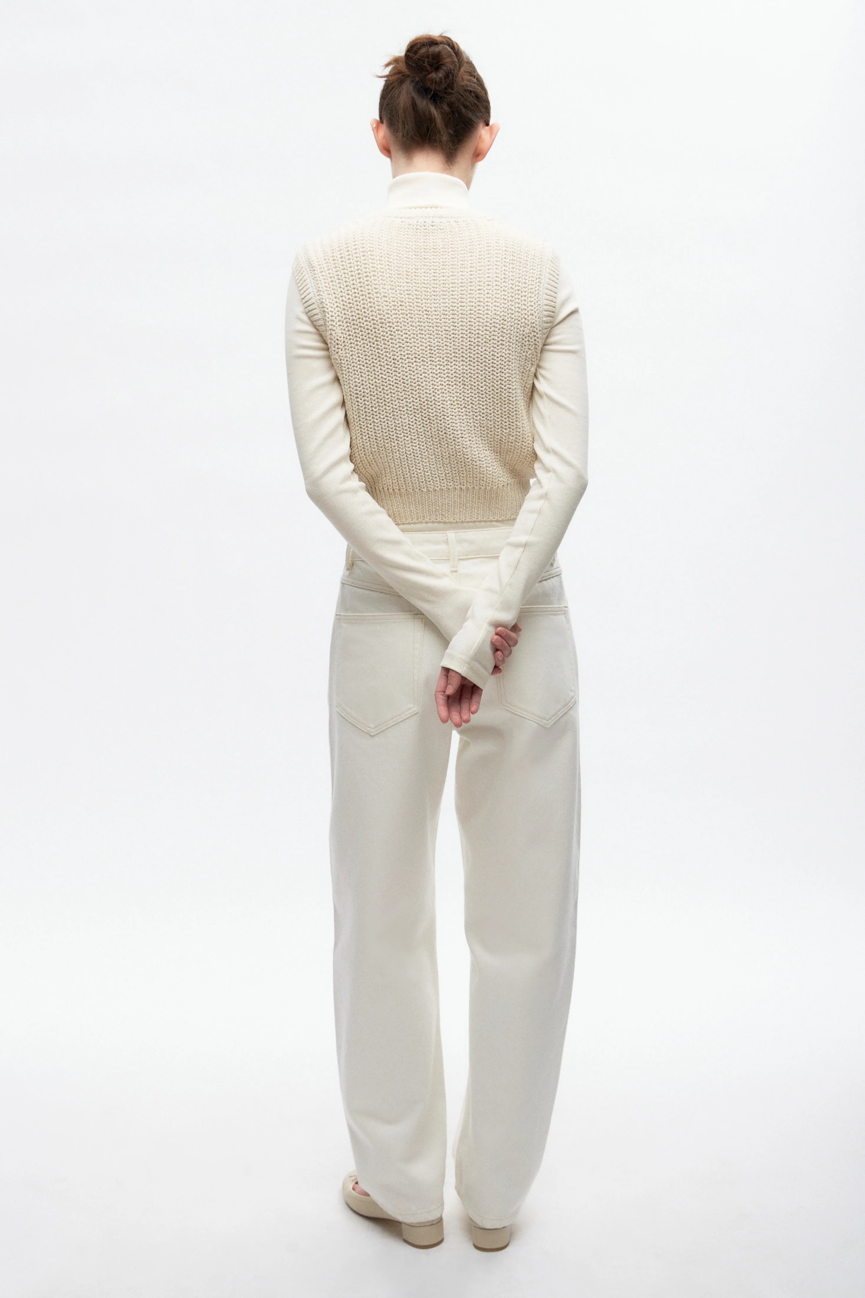Women's Orman Knit Tank in Natural Mix - Image 5