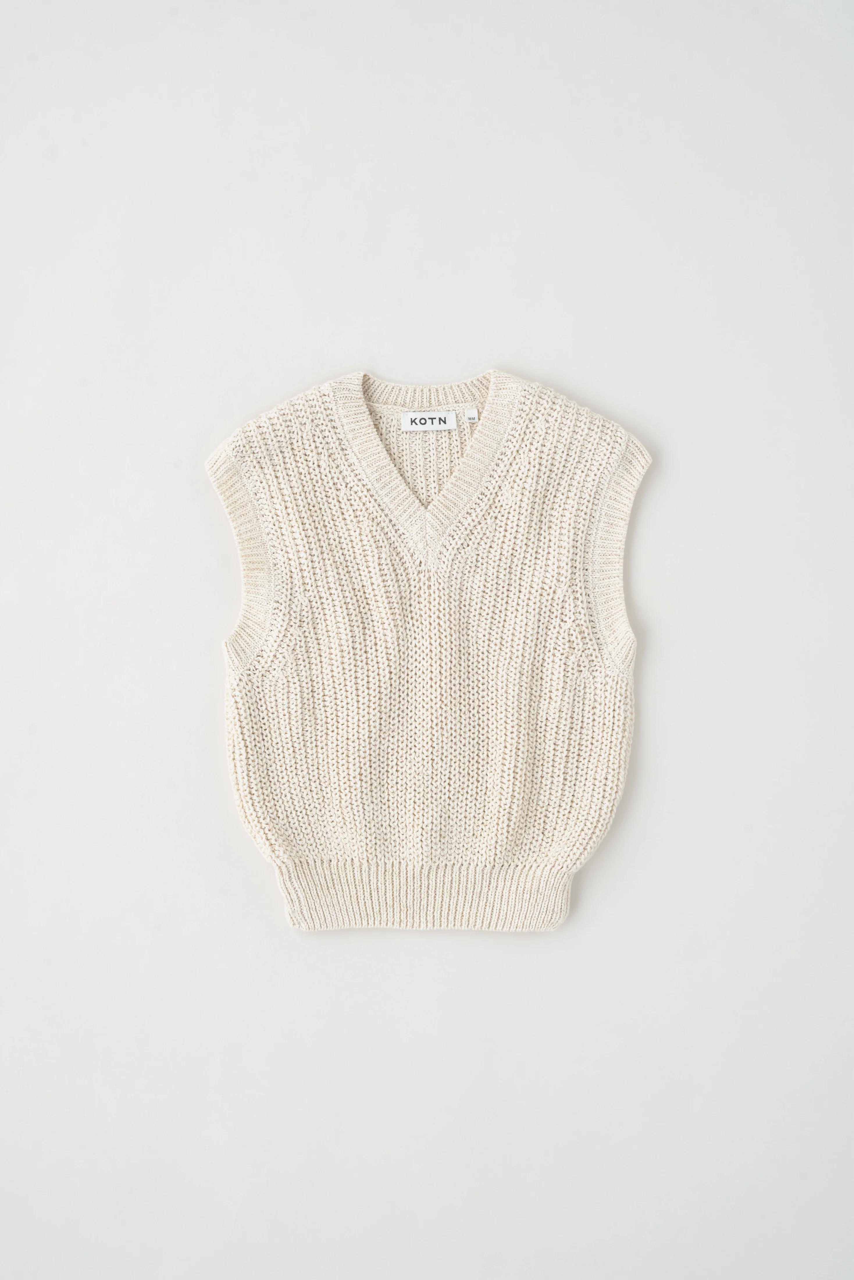 Women's Orman Knit Tank in Natural Mix - Image 6