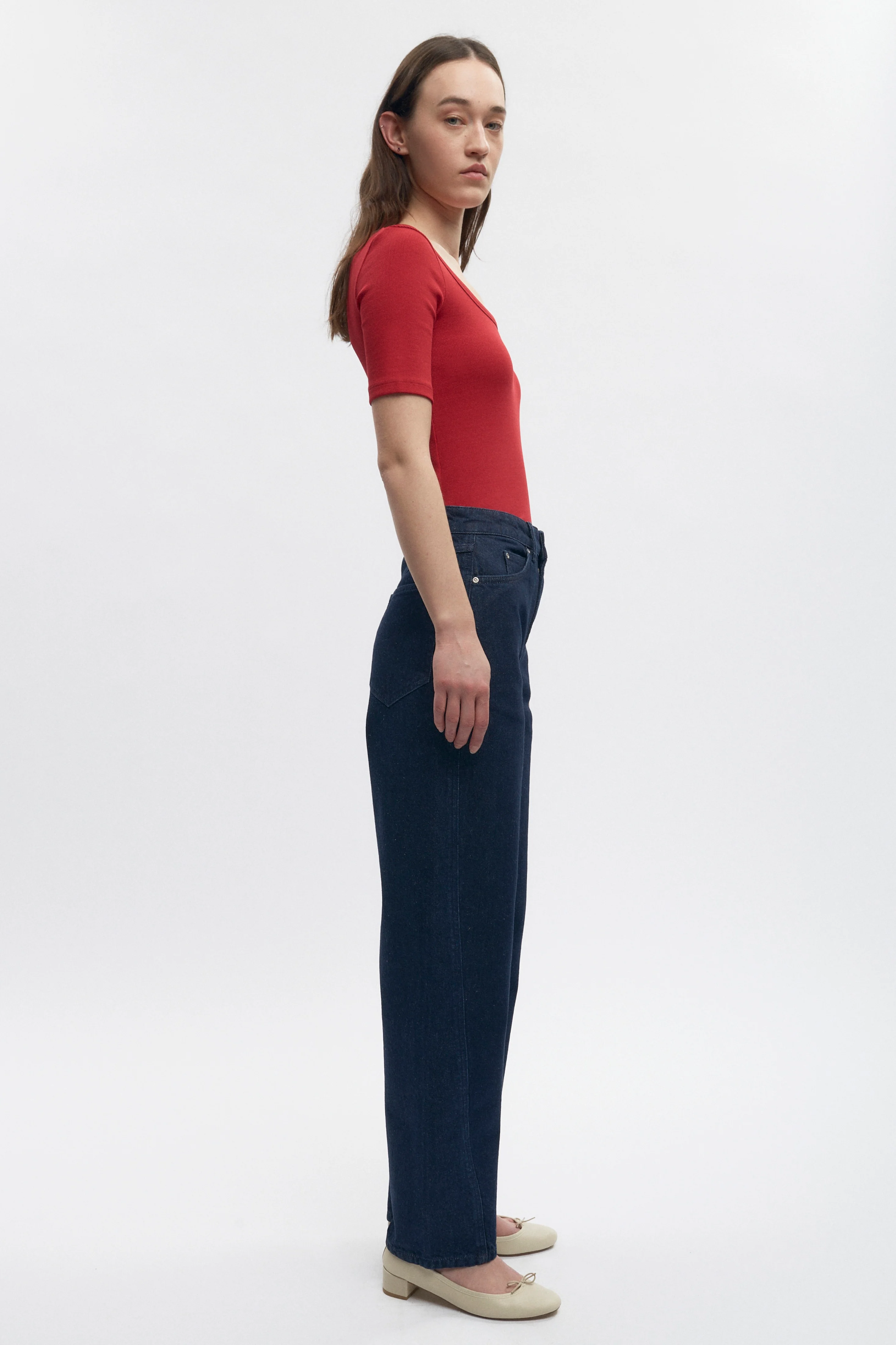 Women's Philae Denim in Rinse - Image 6