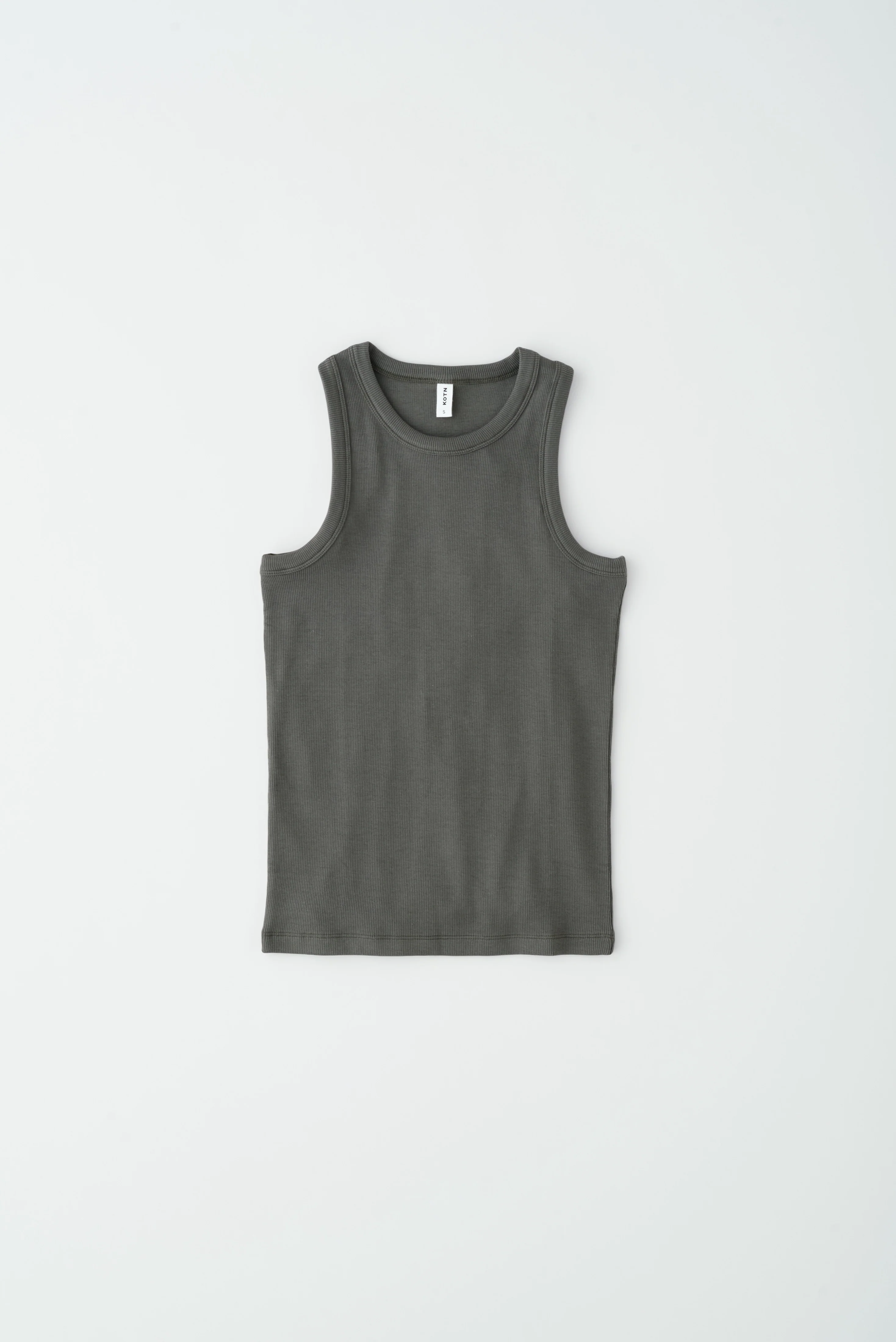Women's Racer Tank in Beluga - Image 5