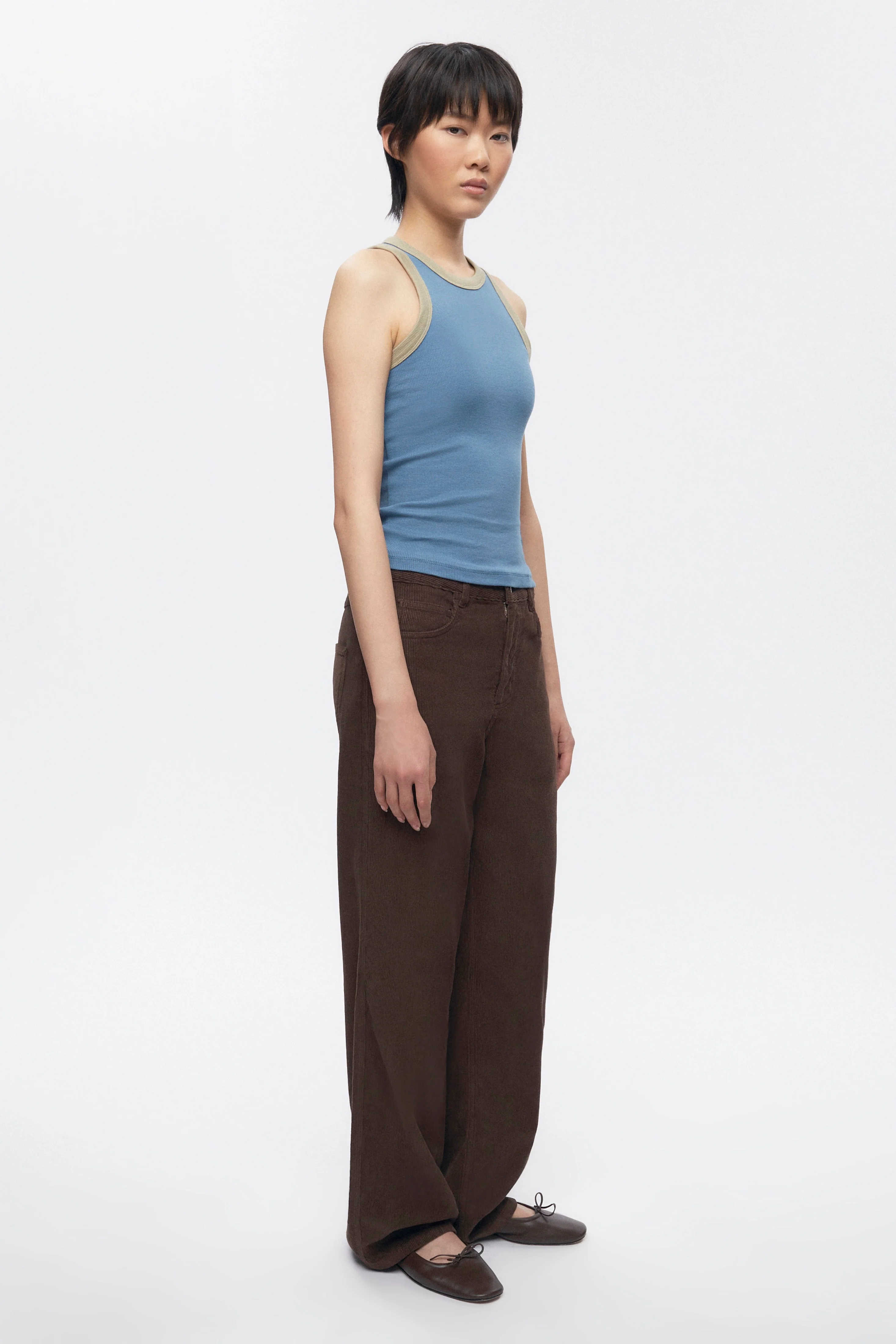 Women's Racer Tank in Delta/Desert - Image 5