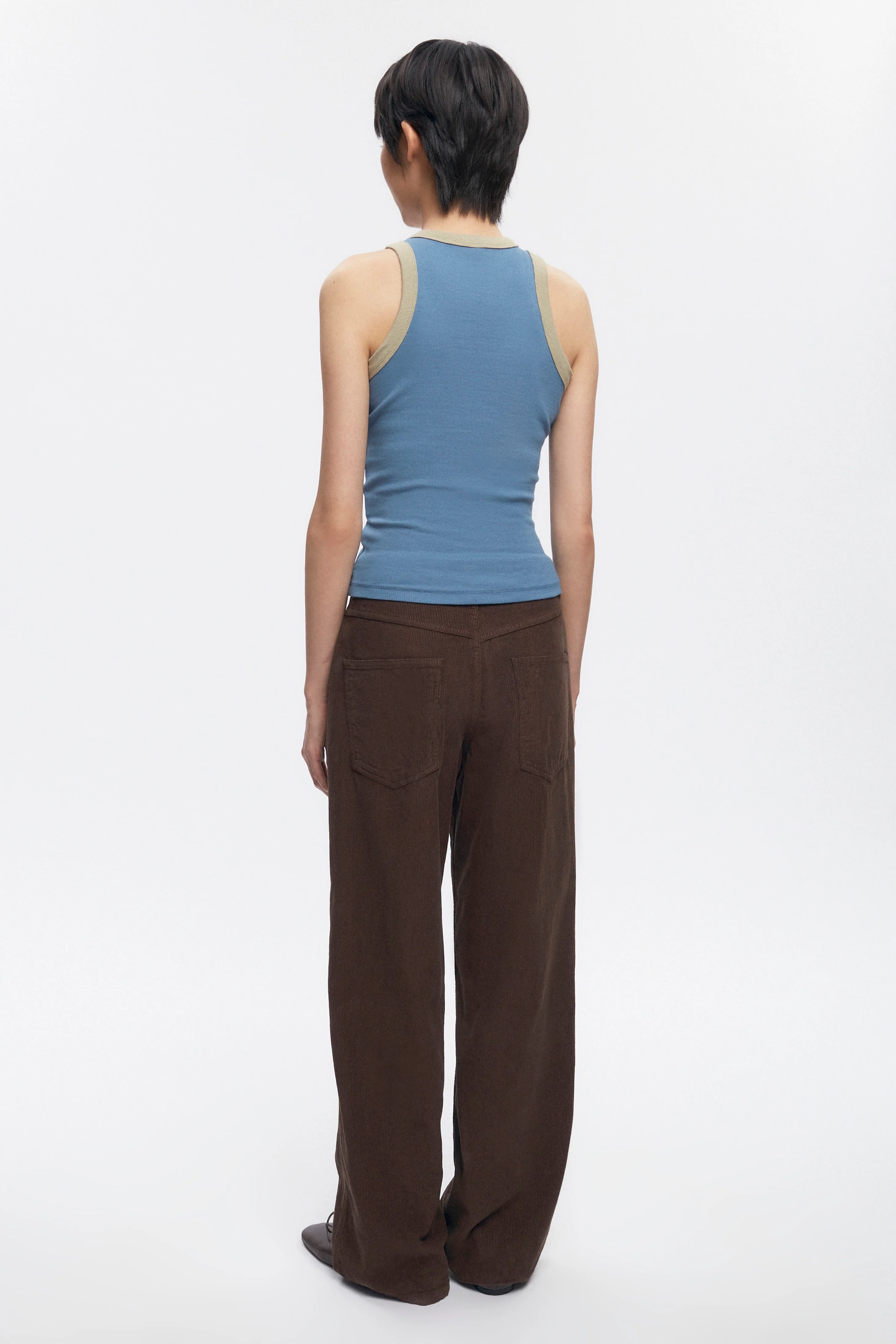 Women's Racer Tank in Delta/Desert - Image 6