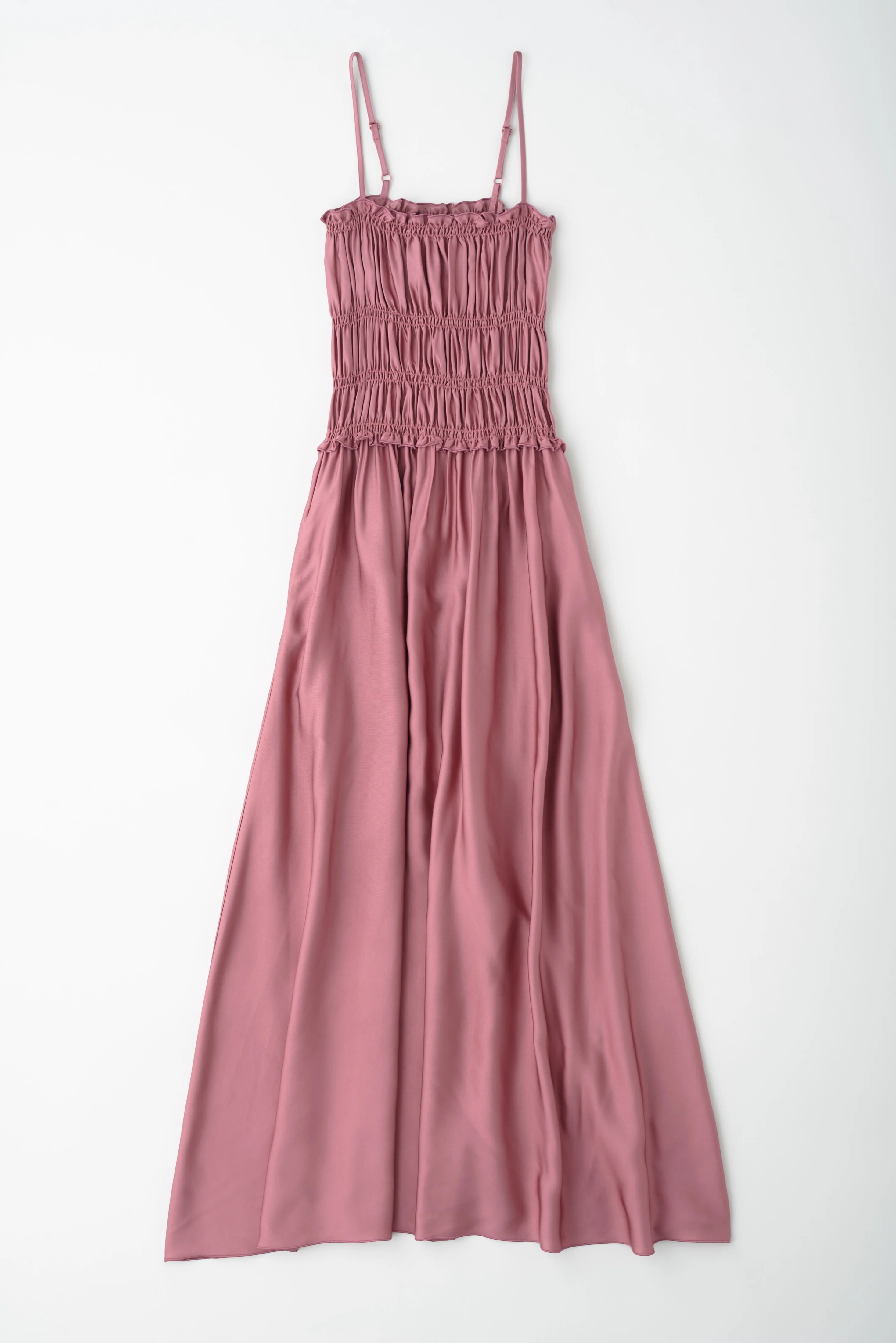 Women's Ruffle Dress in Dusty Rose - Image 7