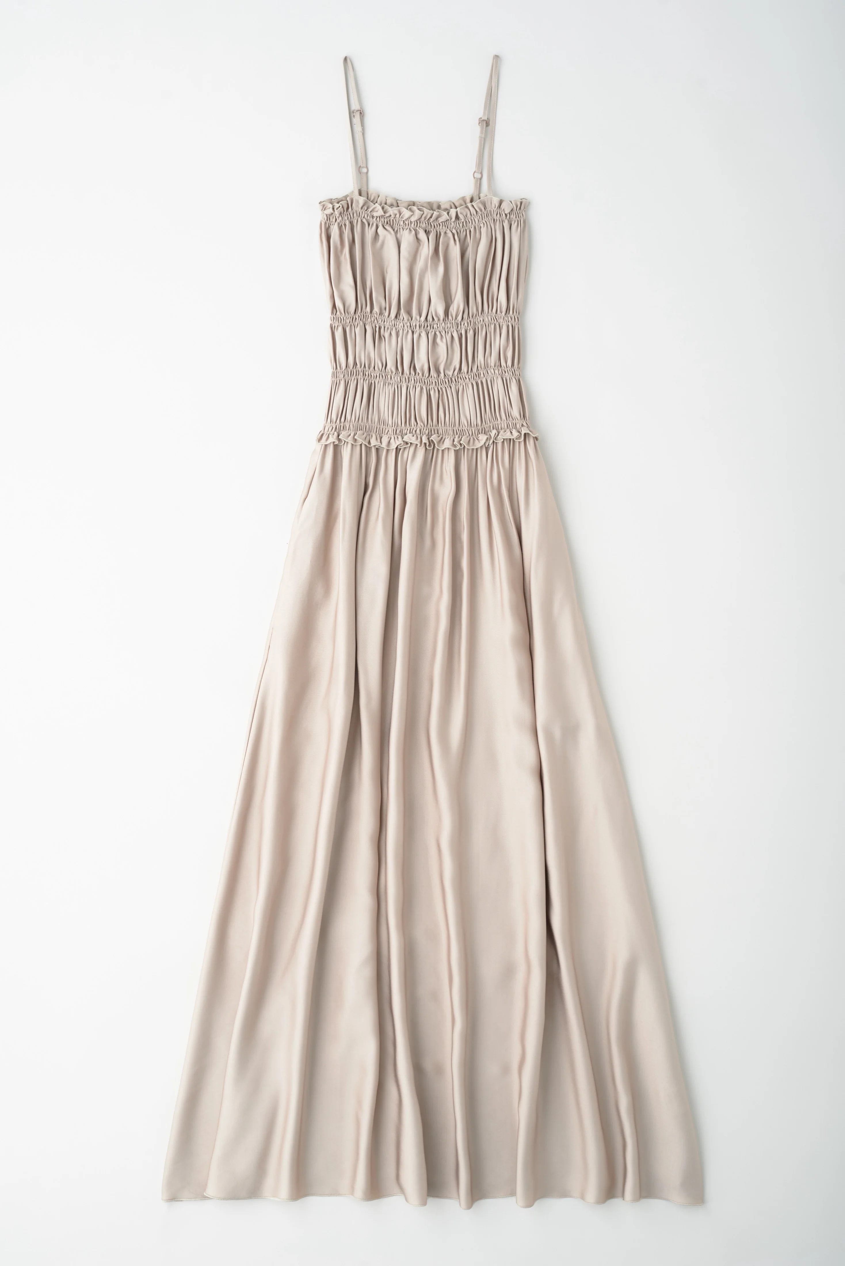 Women's Ruffle Dress in Fog - Image 7
