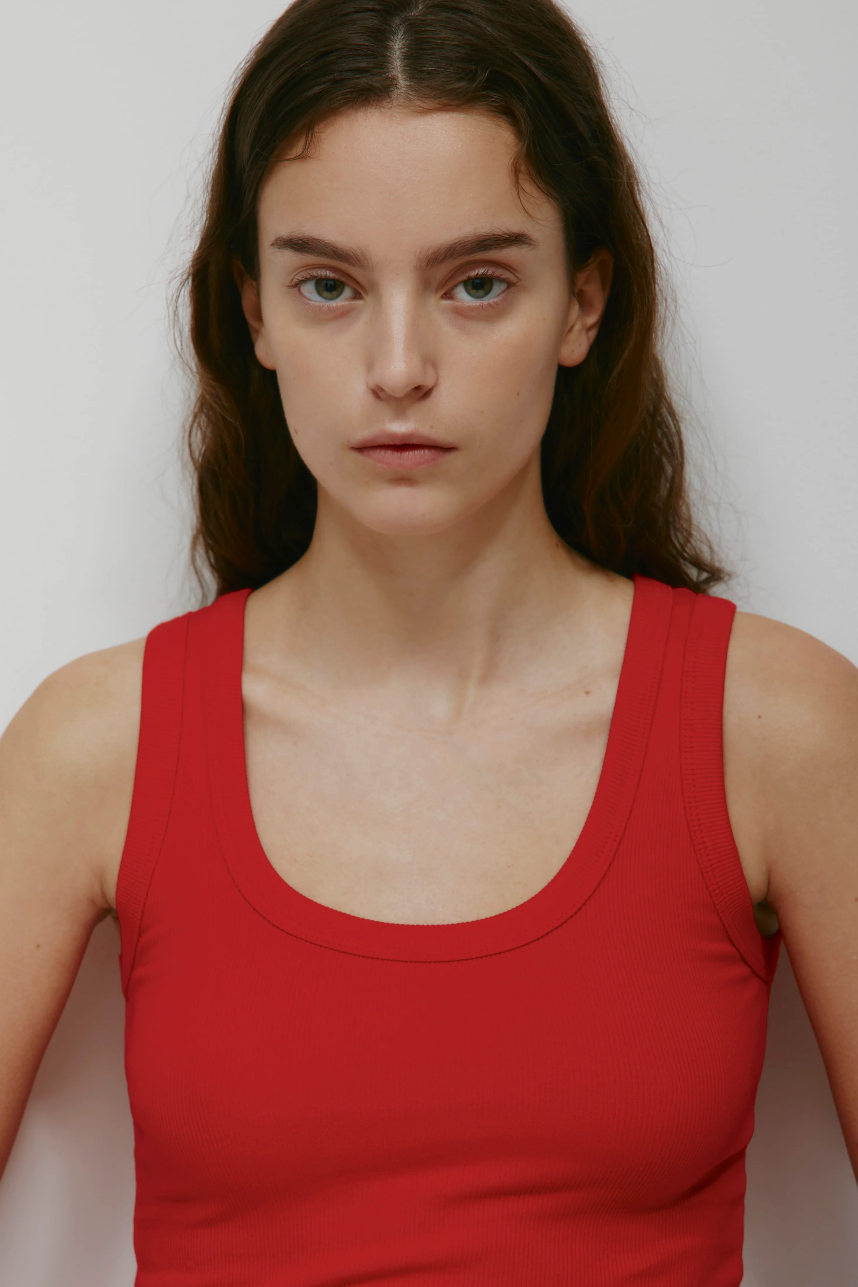 Women's Scoop Tank in Salsa - Image 5